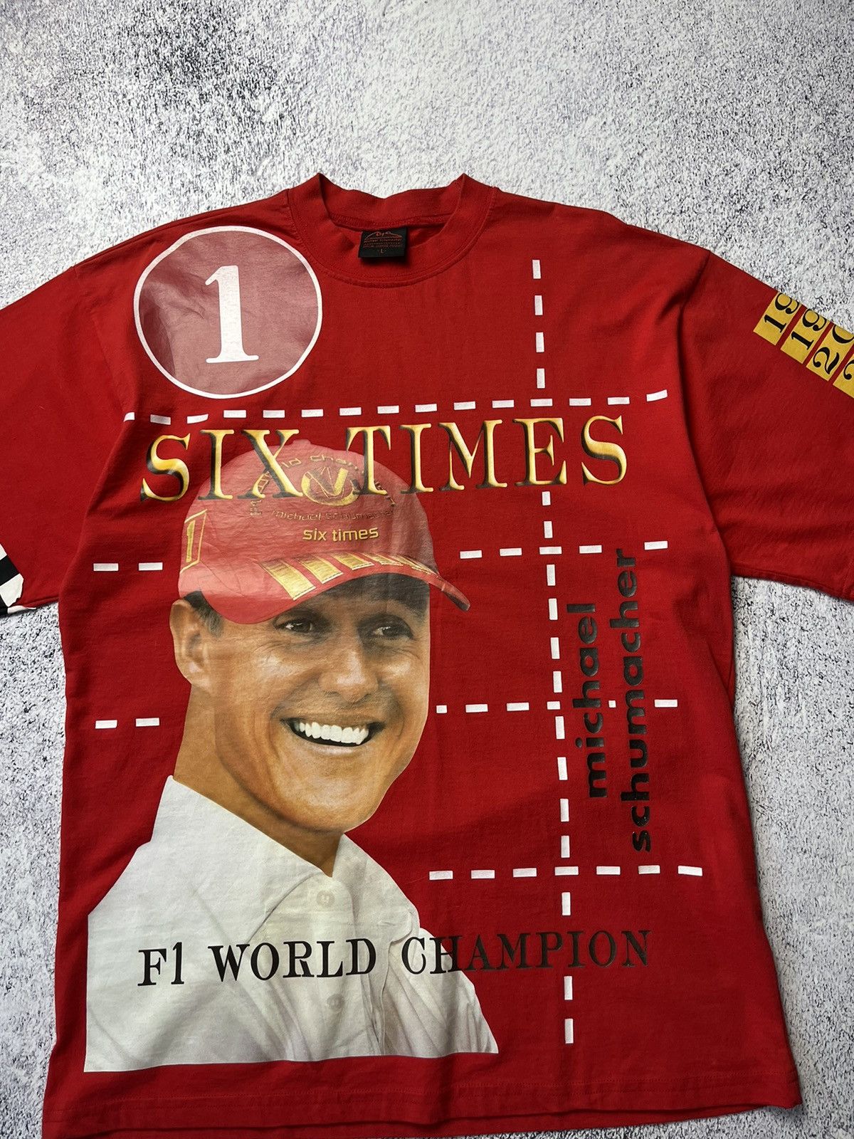 Ferrari Rare Vintage T-shirt Michael Schumacher Y2K Size US L / EU 52-54 / 3 - 9 Thumbnail