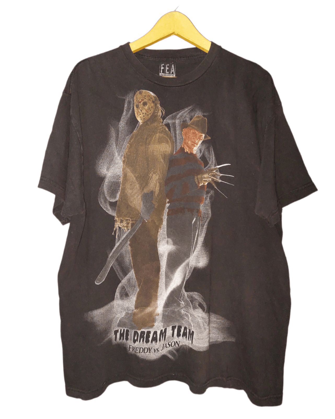 image of Archival Clothing x Expert Horror Freddy Krueger Vs Jason The Dream Team Horror Movie Tee in Black 