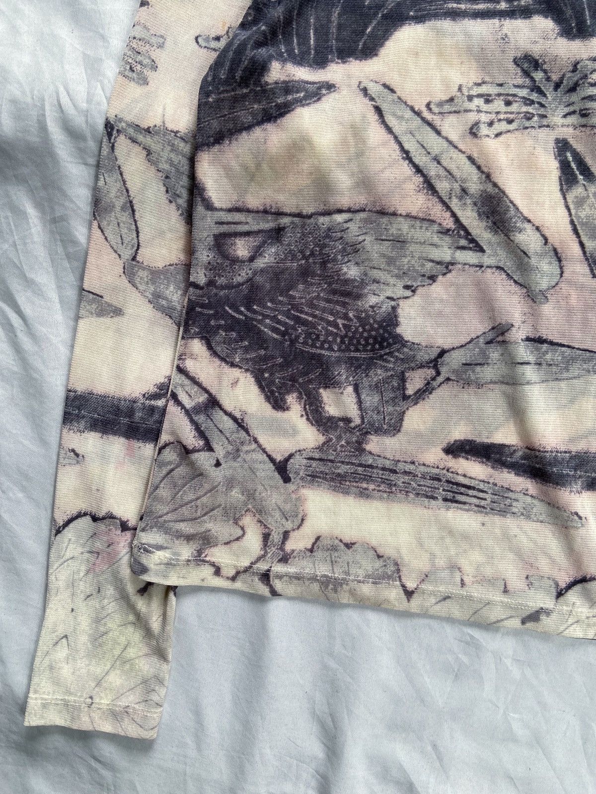 If Six Was Nine JAPANESE BRAND MESH TOP PRINTED LONG SLEEVE Size US S / EU 44-46 / 1 - 16 Thumbnail