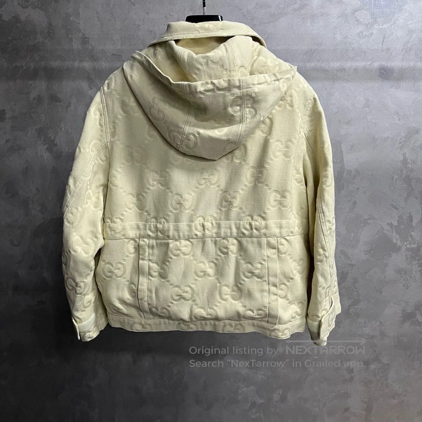 Gucci gucci white logo hooded jacket size 40. Size US XXS / EU 40 - 3 Thumbnail