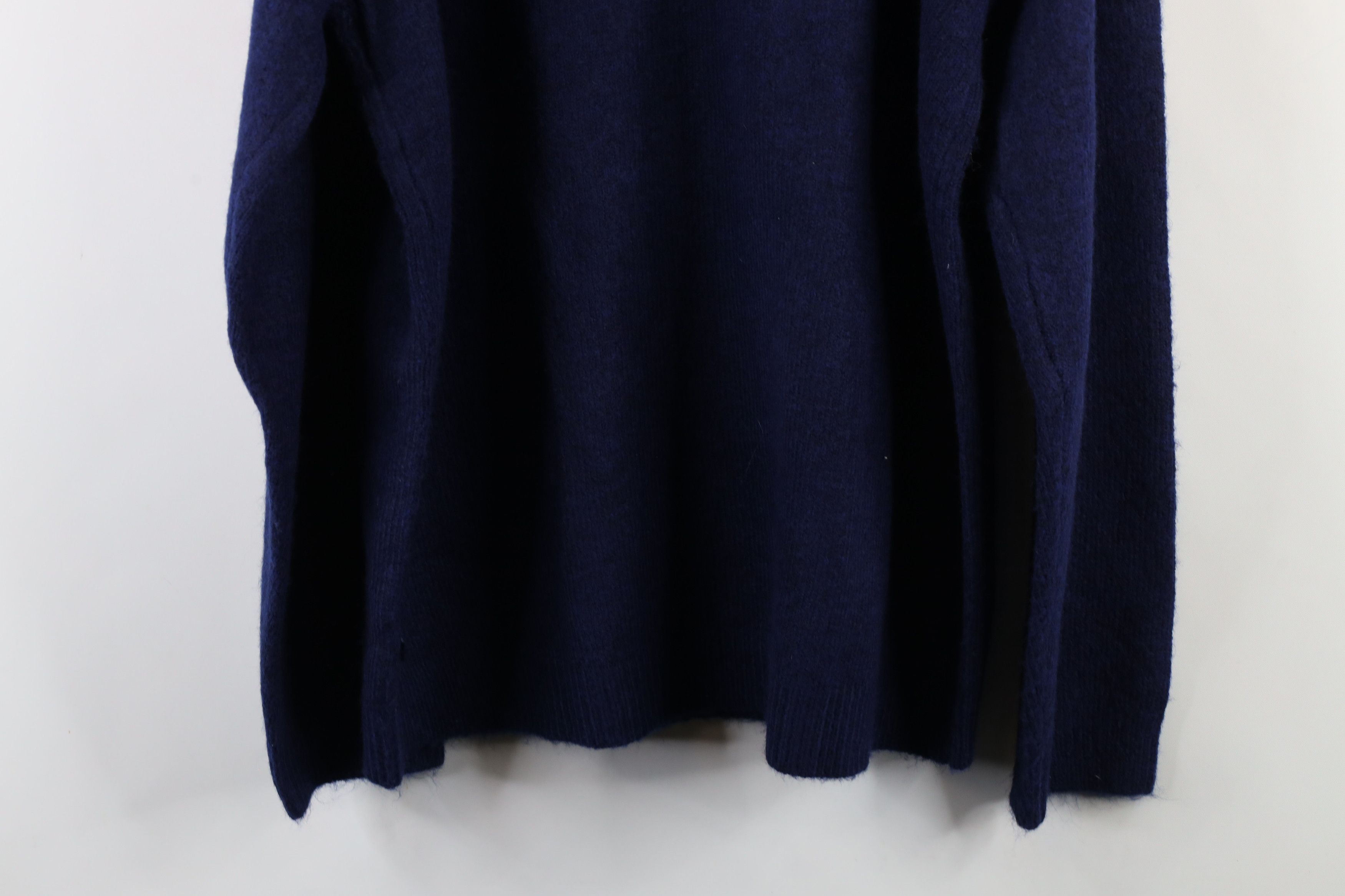 Gap × Vintage New Gap Stretch Ribbed Knit Crewneck Sweater Heather Blue Size US XXL / EU 58 / 5 - 12 Thumbnail