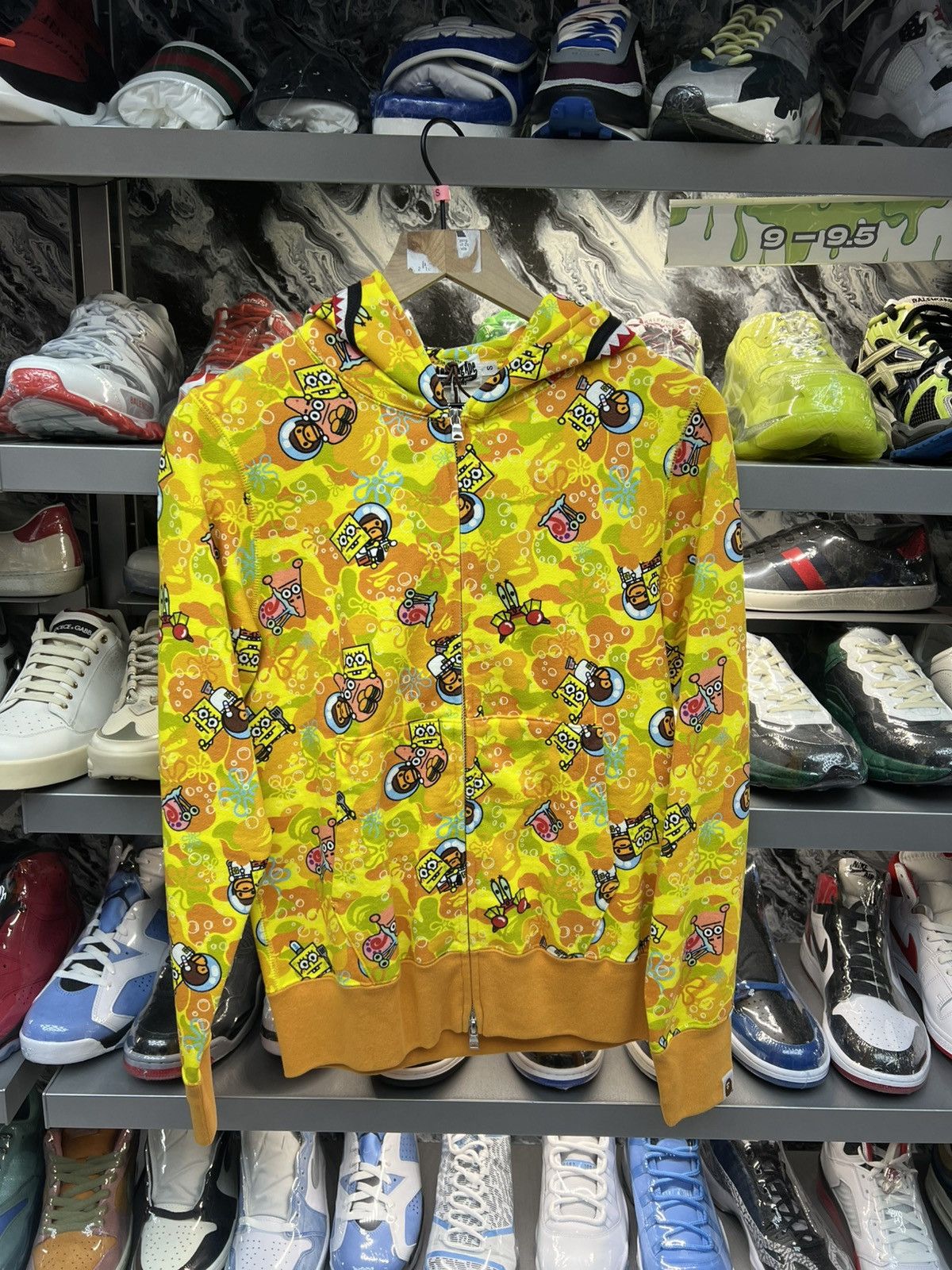 Bape spongbob shark fullzip hoodie