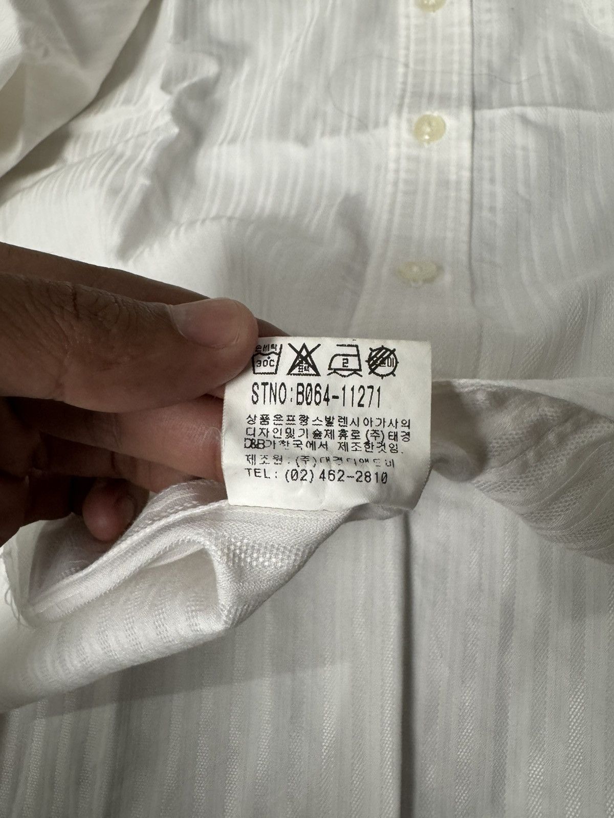 Balenciaga VINTAGE BALENCIAGA SIMPLE MOTIF IN COLAR LONGSLEEVE SHIRT Size US XL / EU 56 / 4 - 11 Thumbnail