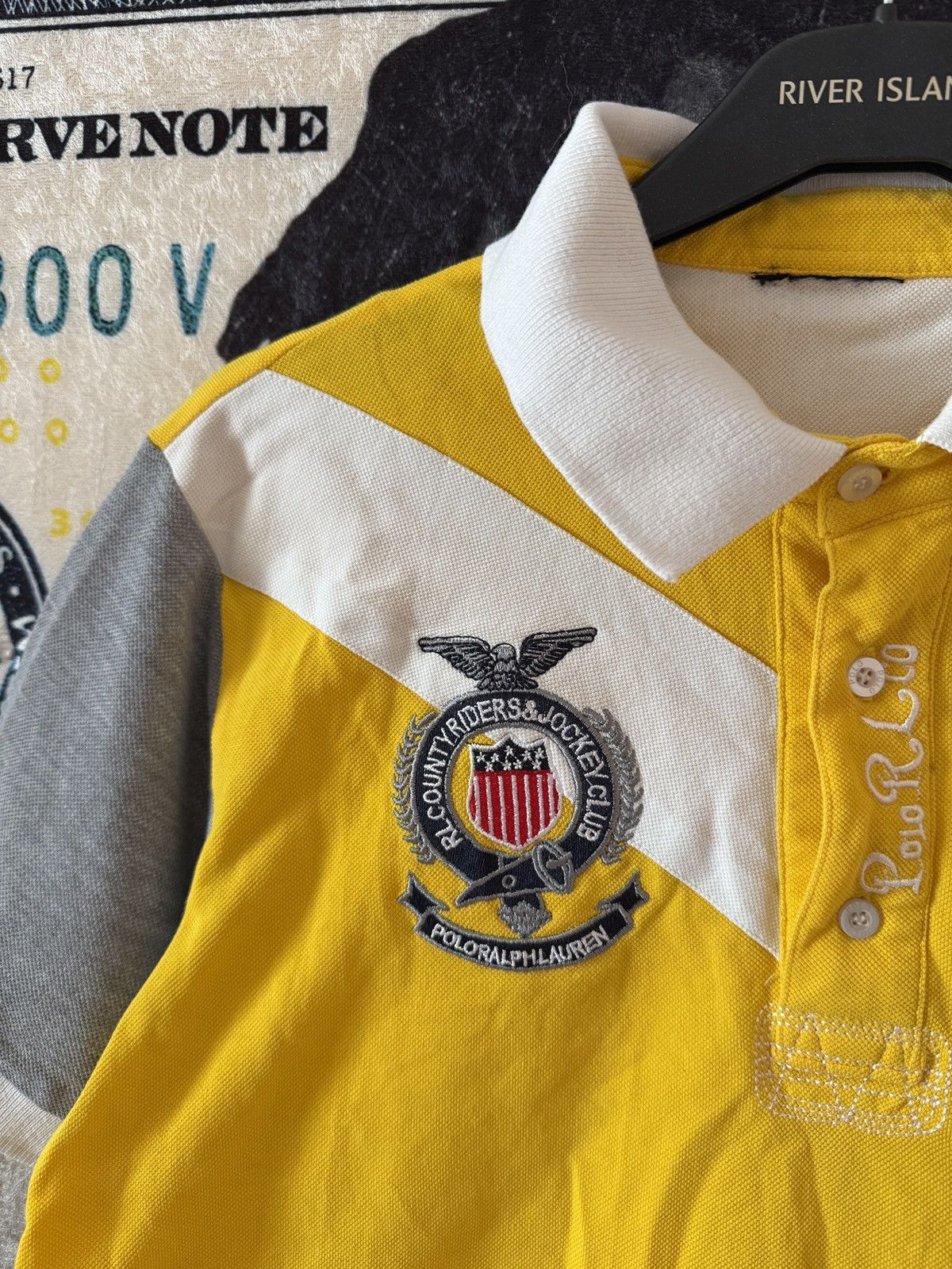 Polo Ralph Lauren Vintage Polo Ralph Lauren Yellow Polo Shirt Size US M / EU 48-50 / 2 - 8 Thumbnail