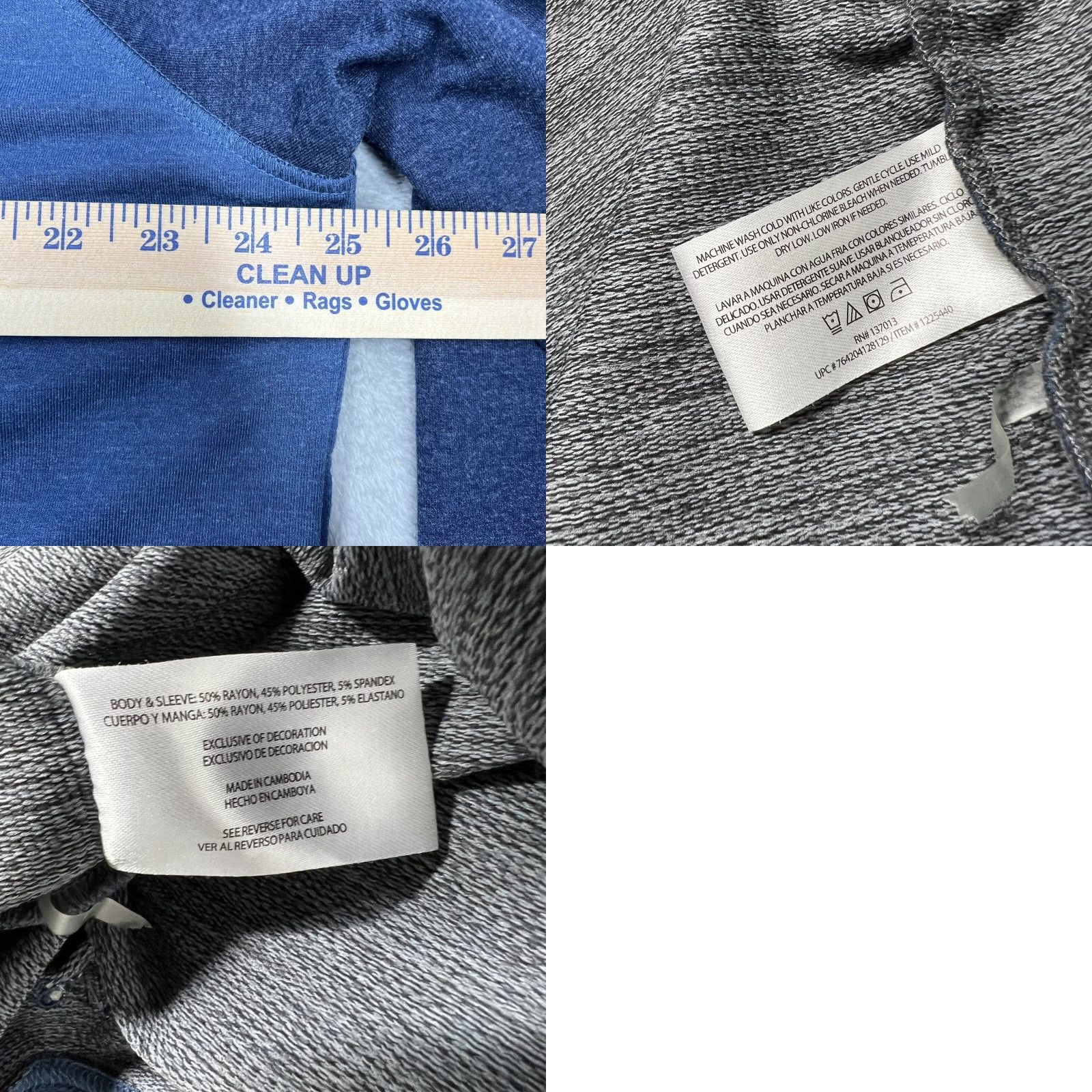 Orvis Orvis Long Sleeve T-Shirt Mens XL Heather Blue Rayon Polyester Blend Crew Neck Logo Stretch Regular American Shirt Size US XL / EU 56 / 4 - 9 Thumbnail