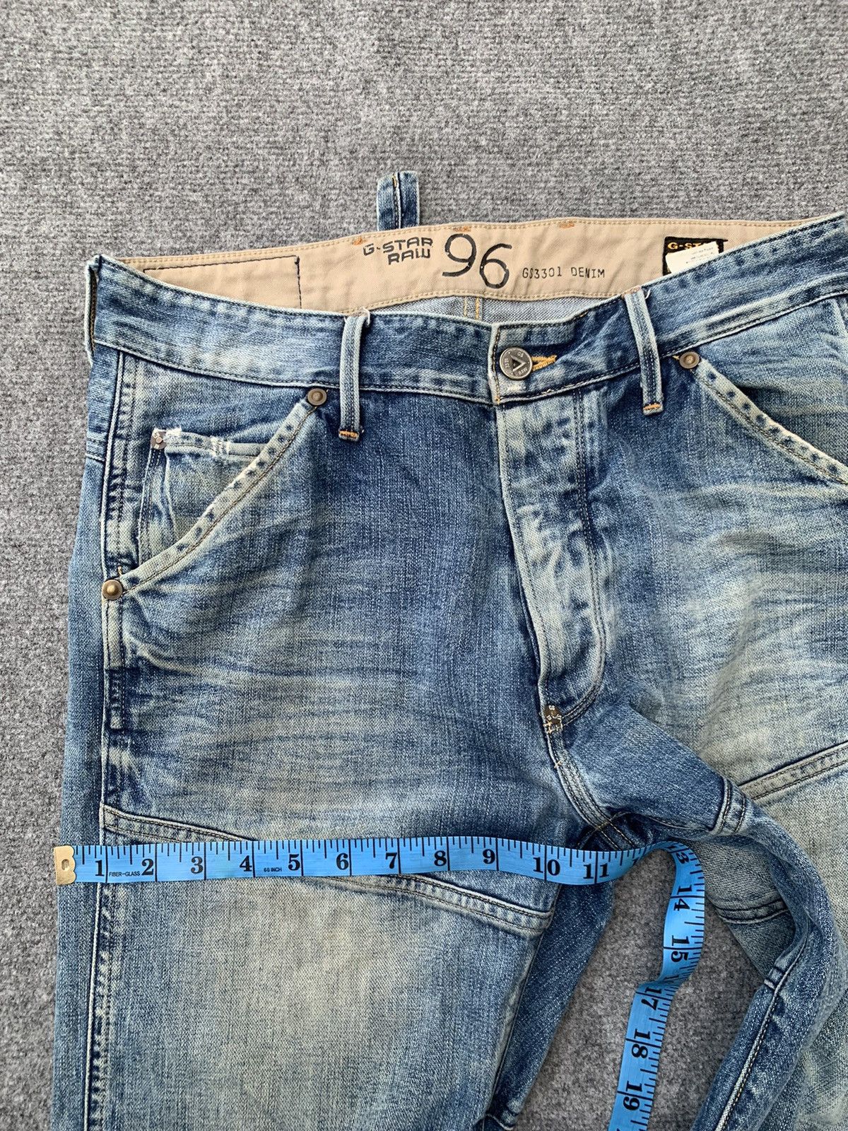 G-Star G-Star 96 Raw ride faded blue. Size US 33 - 12 Thumbnail