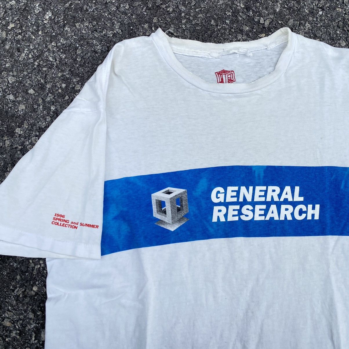 General Research × Vintage Vintage 1996 General Research Distressed Tee Archive Jacket Size US L / EU 52-54 / 3 - 1 Thumbnail