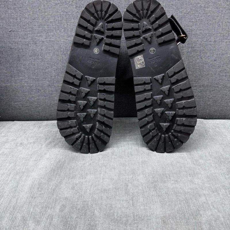 Gucci Gucci Strappy Sandals in Green, Red and Black Size US 12 / EU 45 - 6 Thumbnail