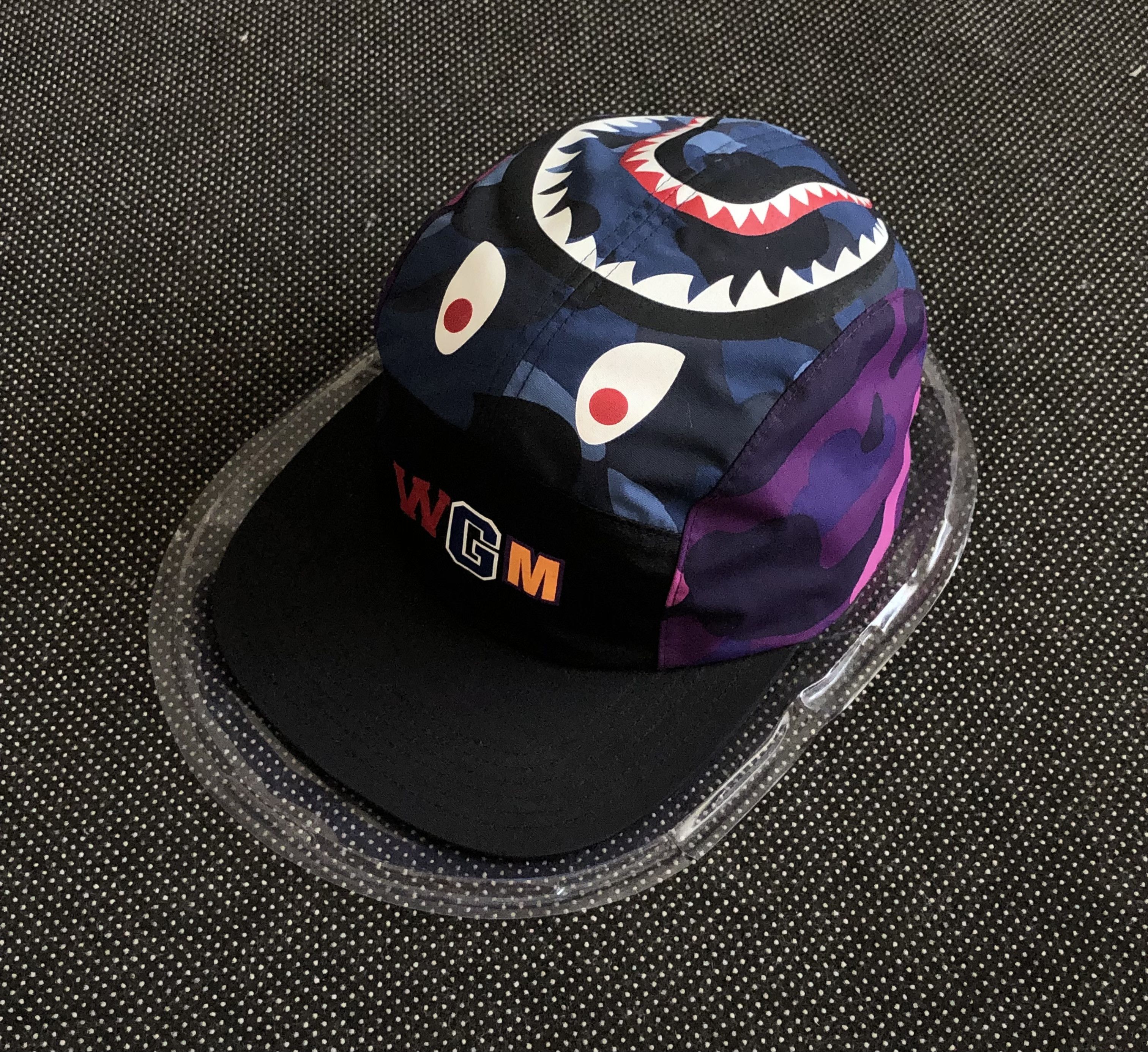 Bape SS21 WORLD GONE MAD COLOR CAMO SHARK JET 5-PANEL CAP Size ONE SIZE - 1 Thumbnail