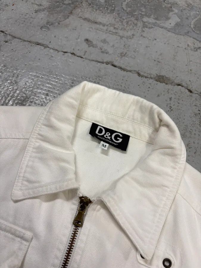Dolce & Gabbana SS2003 Dolce & Gabbana Cargo Fisher White Jacket Size S / US 4 / IT 40 - 4 Thumbnail