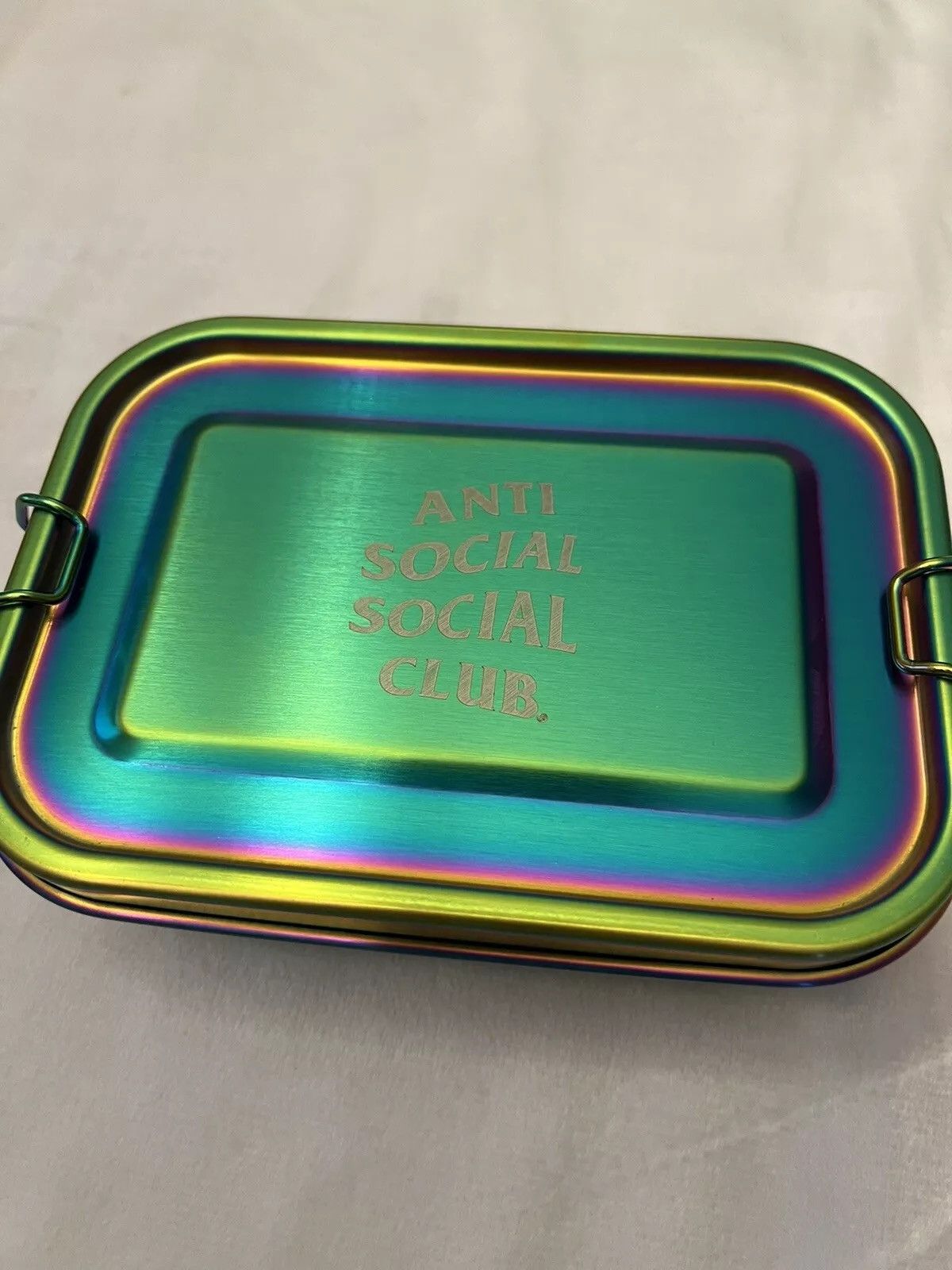Anti Social Social Club Anti Social Social Club Tin Container Storage Box Size ONE SIZE - 1 Thumbnail