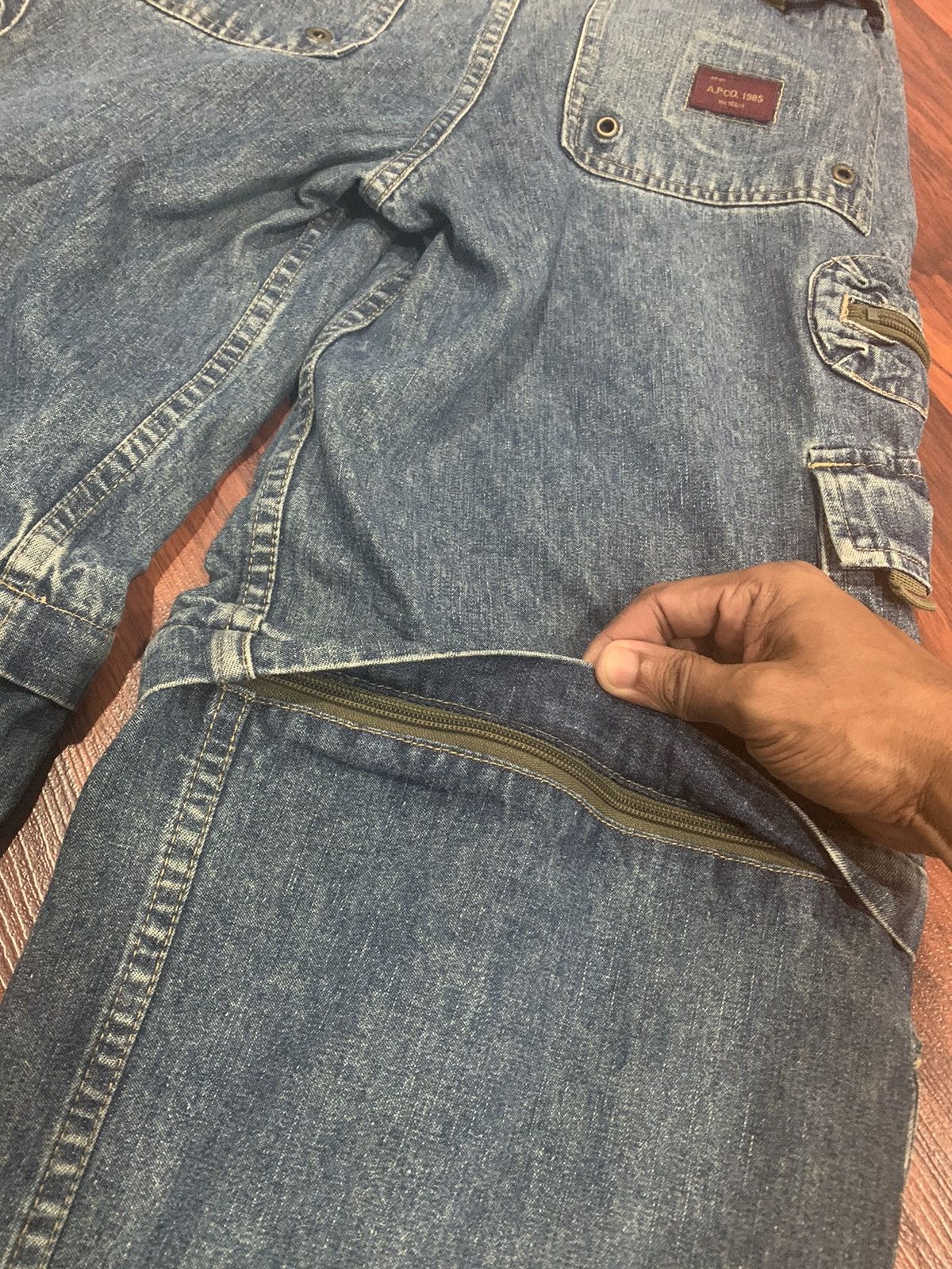 If Six Was Nine × Japanese Brand APC.CO Multipocket Jeans Pants Size US 28 / EU 44 - 11 Thumbnail