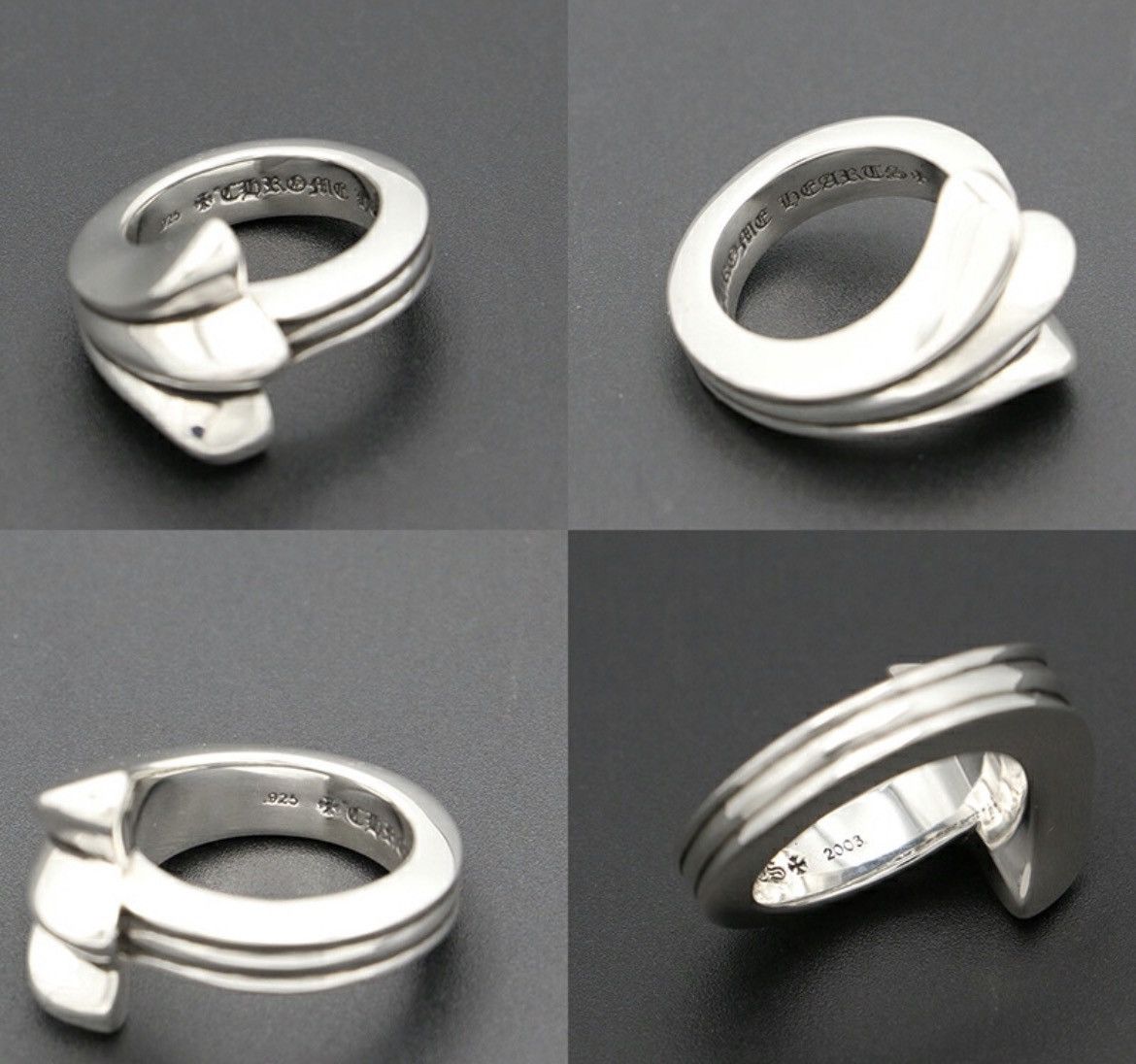 Chrome Hearts Chrome Hearts Cross Tail Ring Size ONE SIZE - 3 Thumbnail