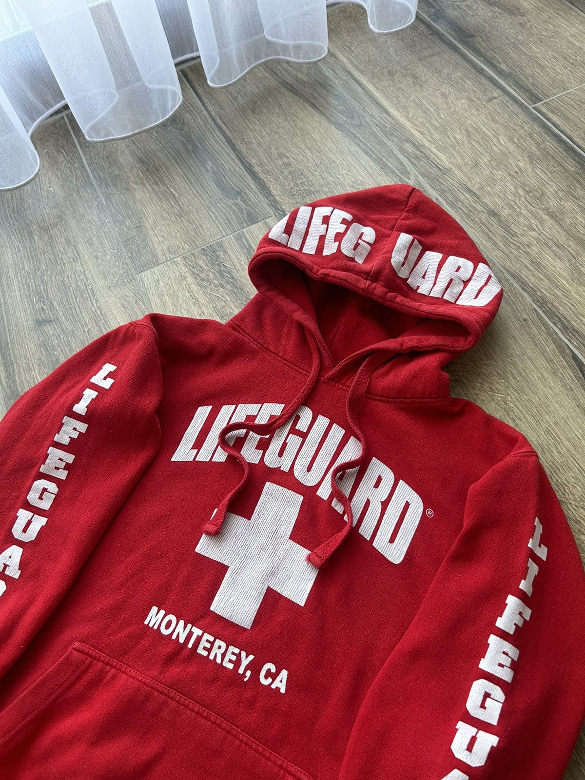 Designer × Vintage Vintage Y2K hoodies Life Guard hoodies Helmut Long style Size US S / EU 44-46 / 1 - 2 Thumbnail