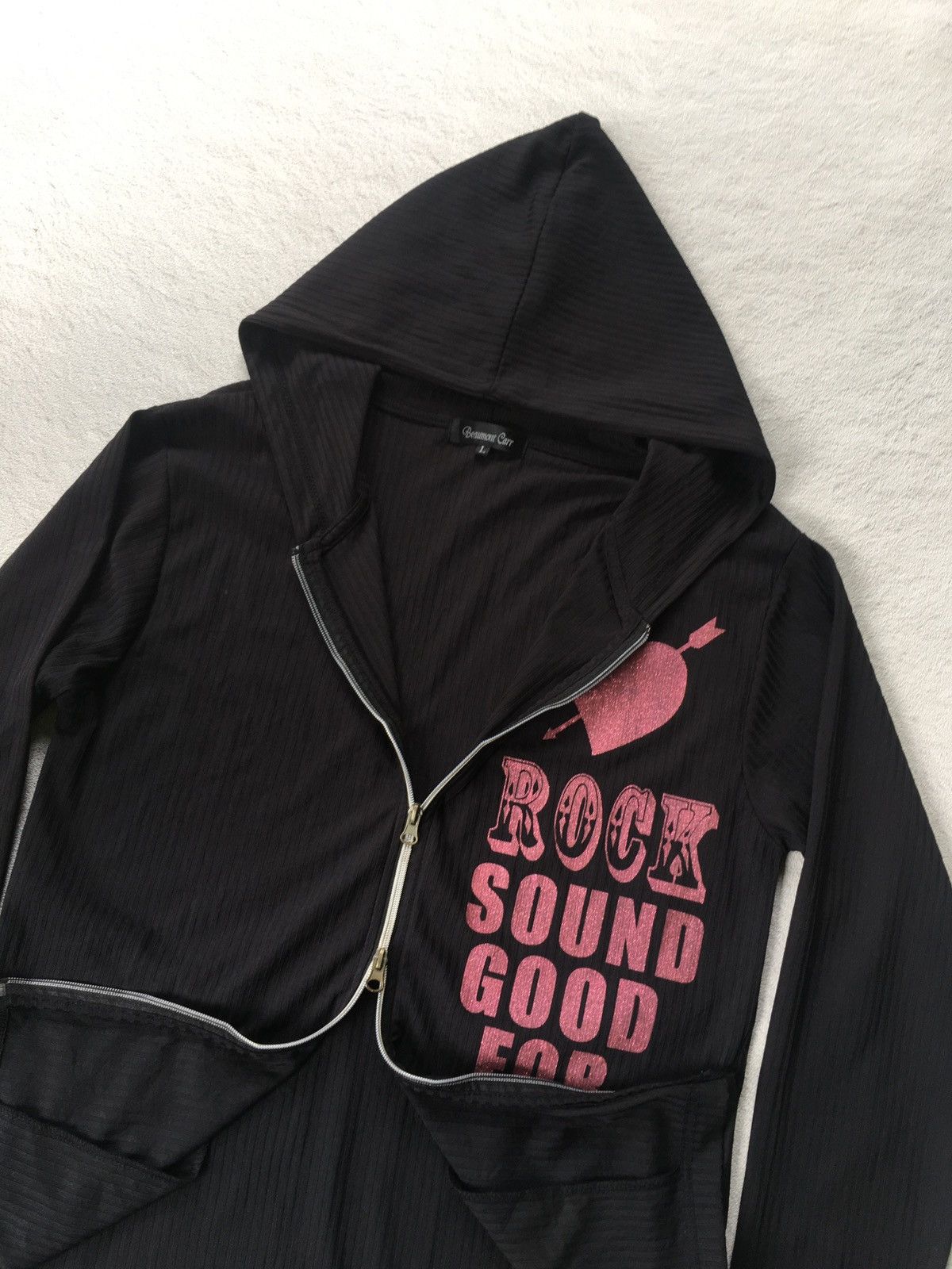 14th Addiction 2000s Beaumont Carr Gothic Zip Hoodie Size US L / EU 52-54 / 3 - 4 Thumbnail