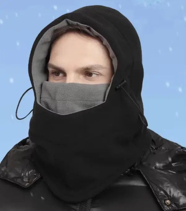 Japanese Brand Black Balaklava Ski Mask Size ONE SIZE - 2 Thumbnail