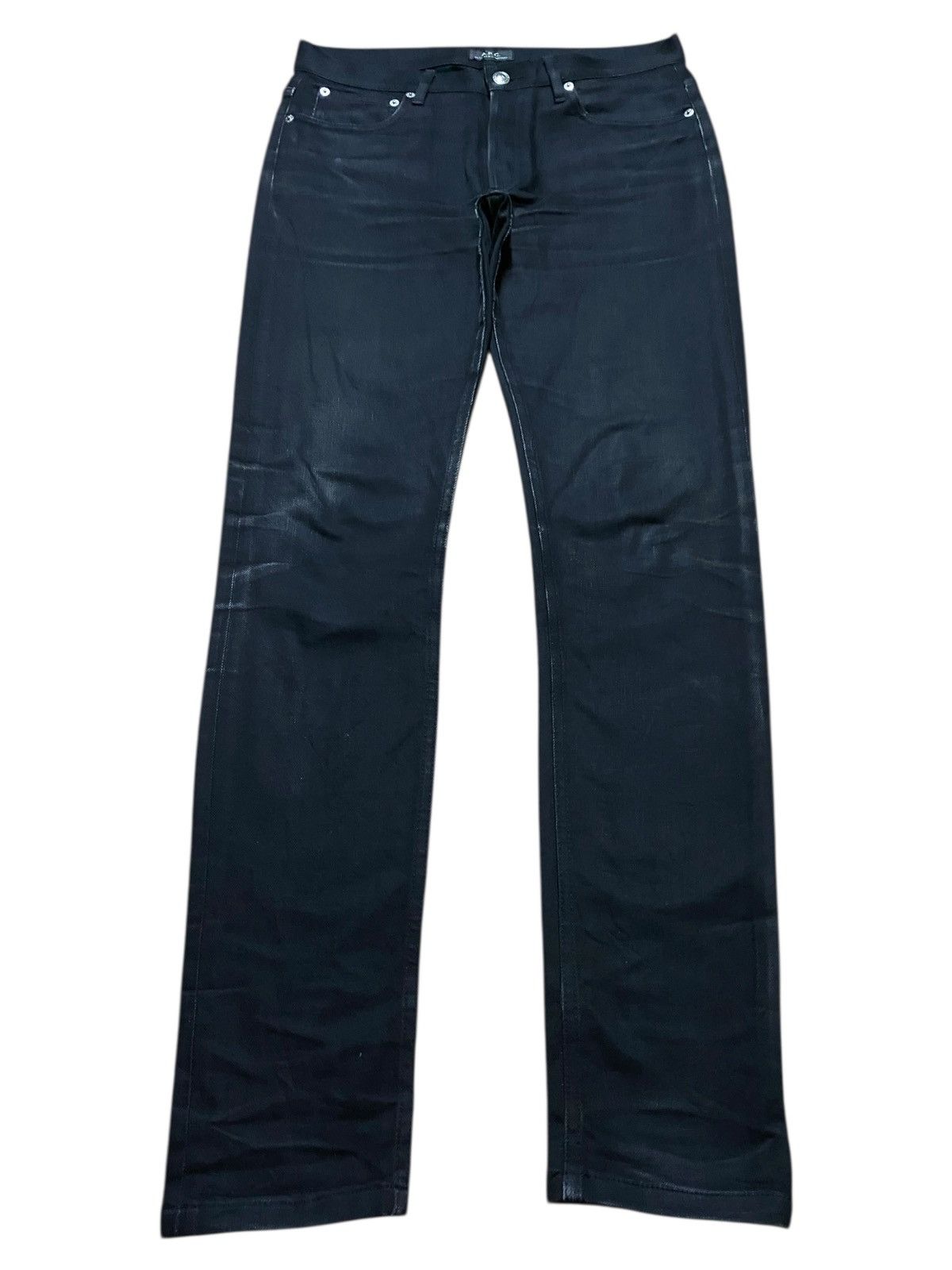 A.P.C. Vintage A.P.C Petit New Standard Black Denim Slim Fit Jeans Size US 31 - 1 Thumbnail