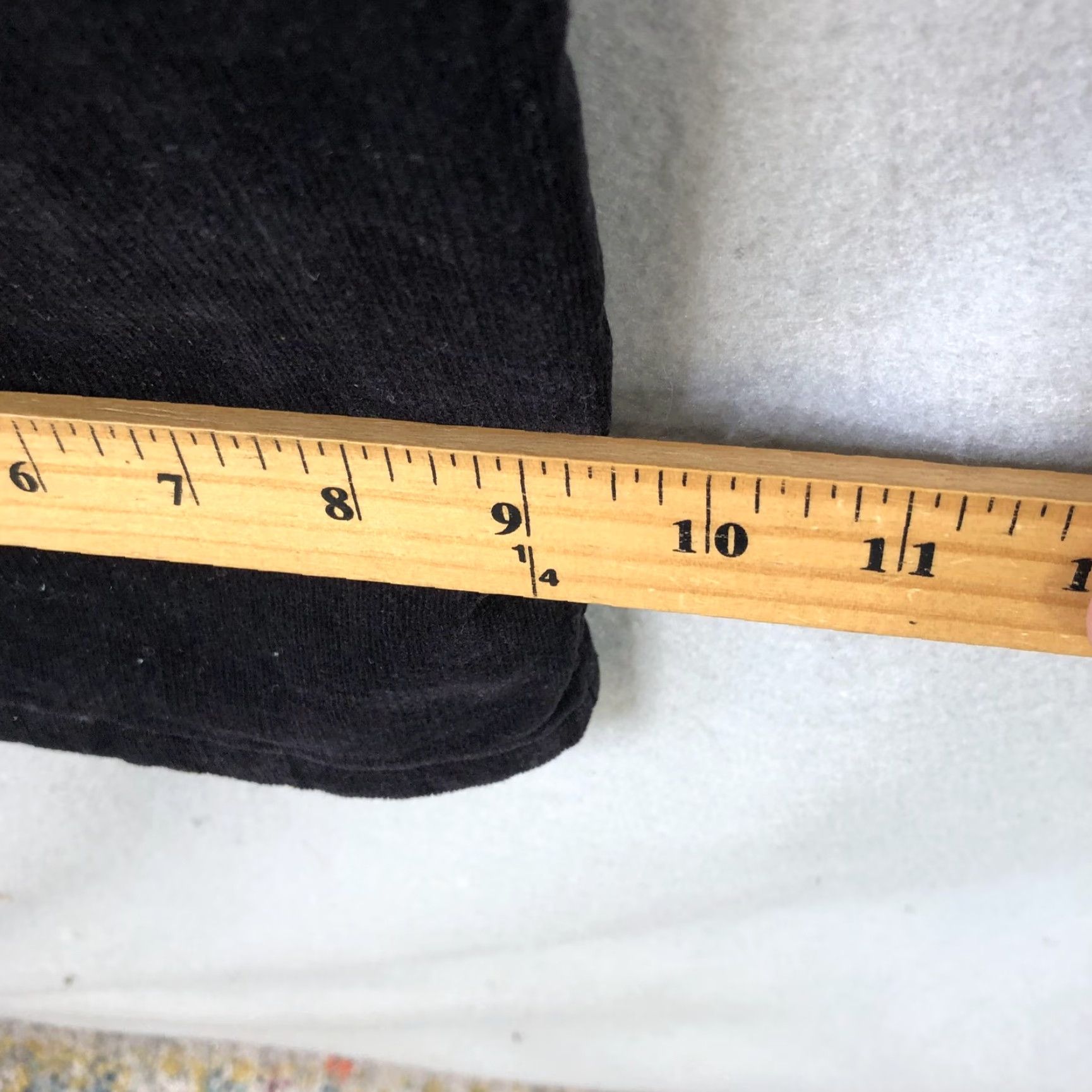 Denim & Co. Denim & Co. Pants Womens XL Black Corduroy Pull On Elastic Waist Straight Leg Size 40" / US 18 - 6 Thumbnail