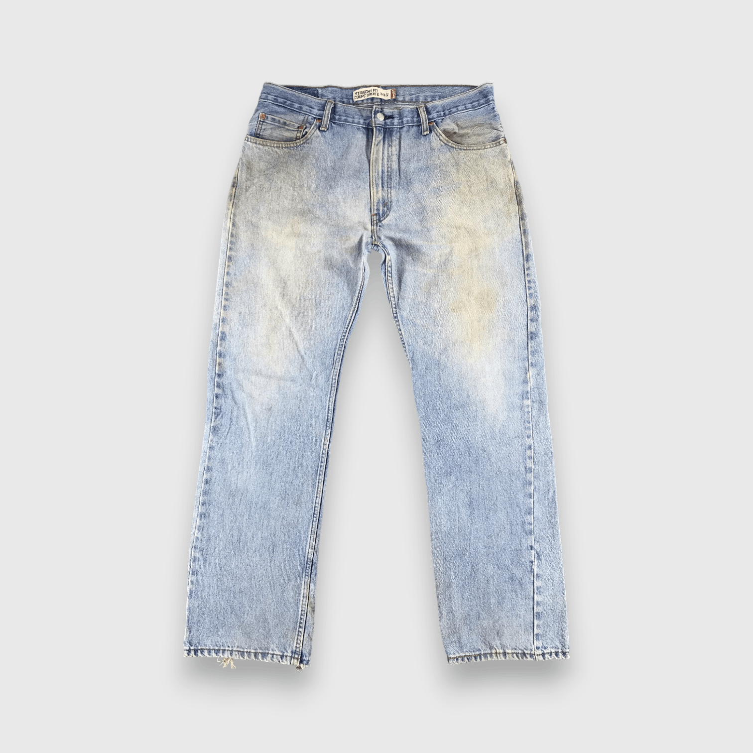 Levi's Vintage Levis 505 Light Wash Jeans-J1280 Size US 37 - 1 Thumbnail