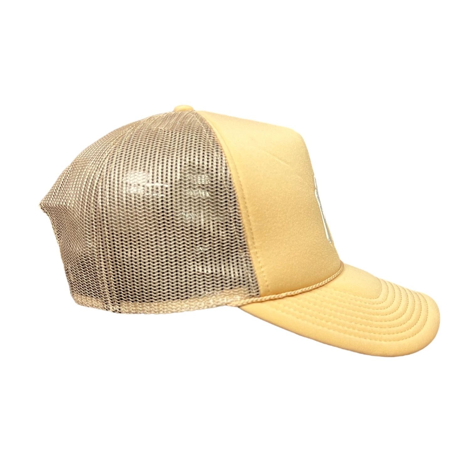 47 NY New York Yankees Beige Trucker Hat 47 Brand OSFA Size ONE SIZE - 4 Thumbnail