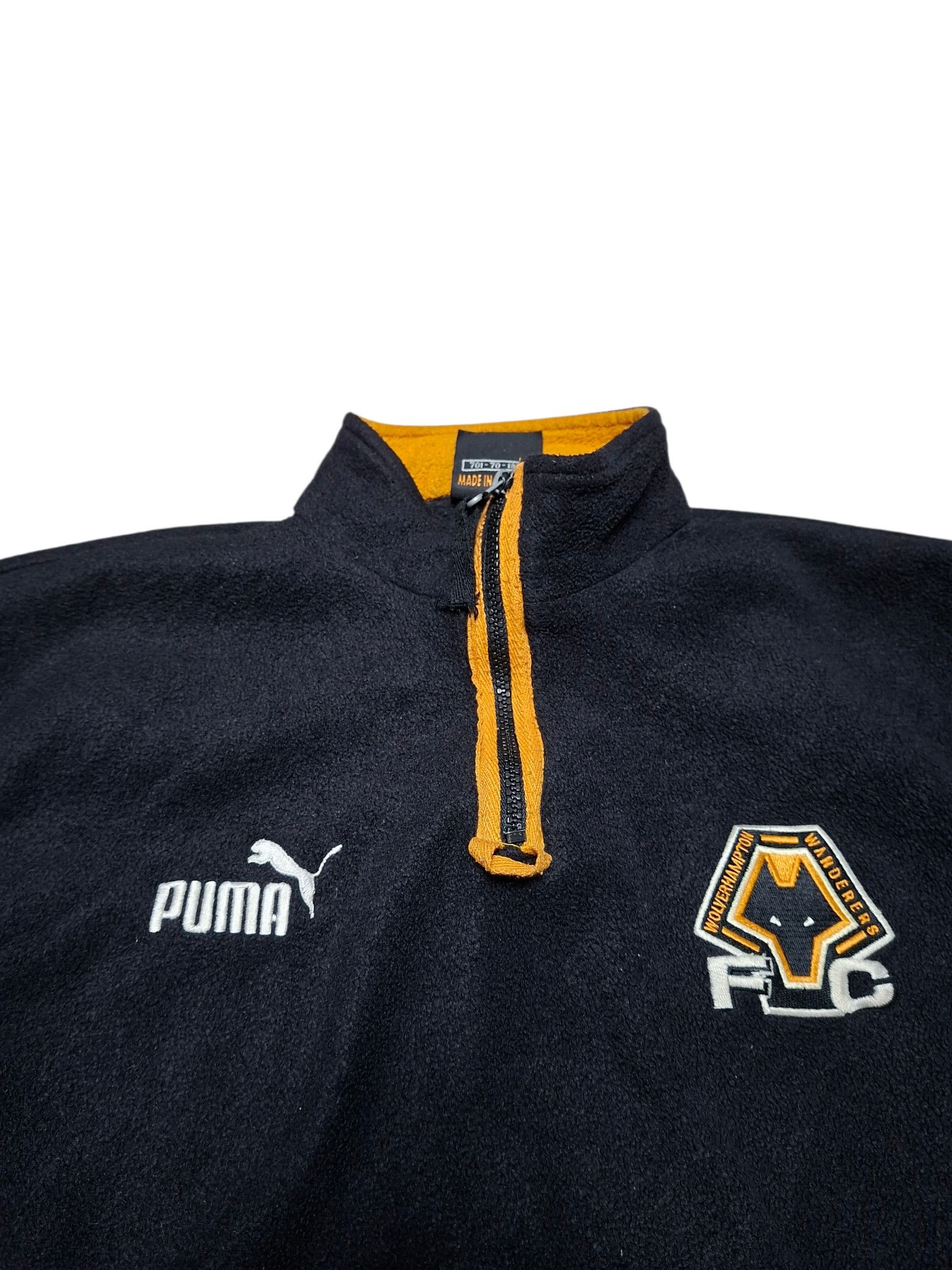 Puma WOLVERHAMPTON PUMA VINTAGE 90S SOCCER FLEECE SWEATSHIRT Size US S / EU 44-46 / 1 - 2 Thumbnail