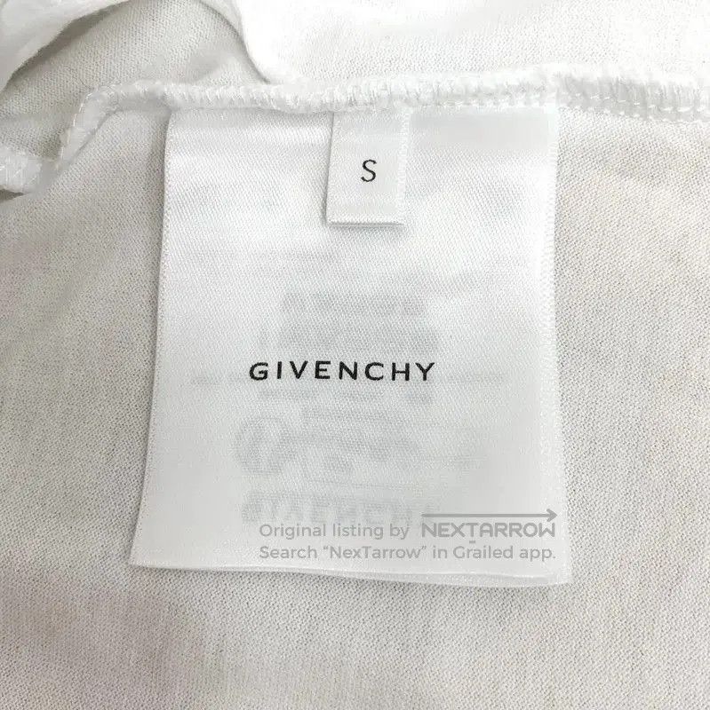 Givenchy Givenchy White Cotton T-Shirt for Women . Size S / US 4 / IT 40 - 7 Thumbnail