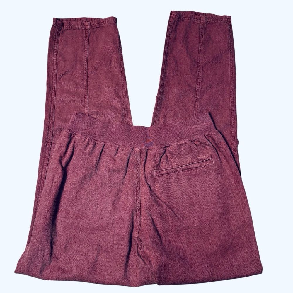 Faherty NWT New $148 Faherty Arlie Rosewood Pull-On Tapered Leg Pan Size 26" / US 2 / IT 38 - 5 Thumbnail