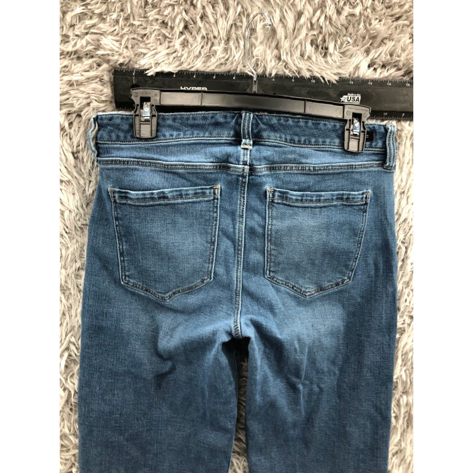 Vintage VINTAGE Liverpool Flared Jeans Womens Medium Wash Blue 8 Regular 27in Inseam Size 30" / US 8 / IT 44 - 7 Thumbnail