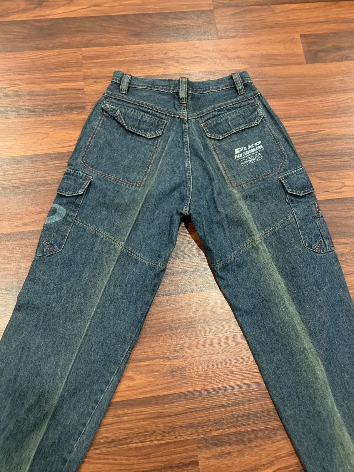 Other Piko Jeans Cargo Pants Size US 31 - 4 Thumbnail