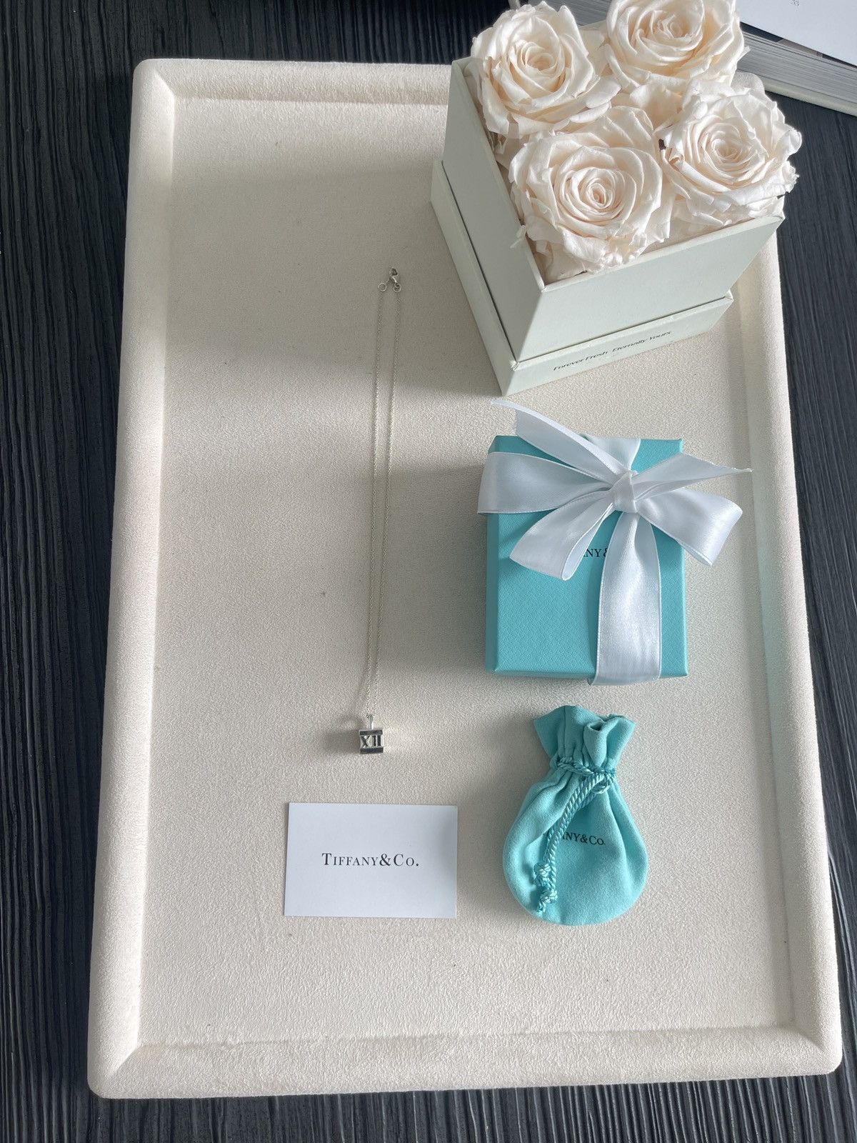 Tiffany & Co. Tiffany & Co. Atlas Cube Necklace Silver 16” NEW $500 Size ONE SIZE - 6 Thumbnail