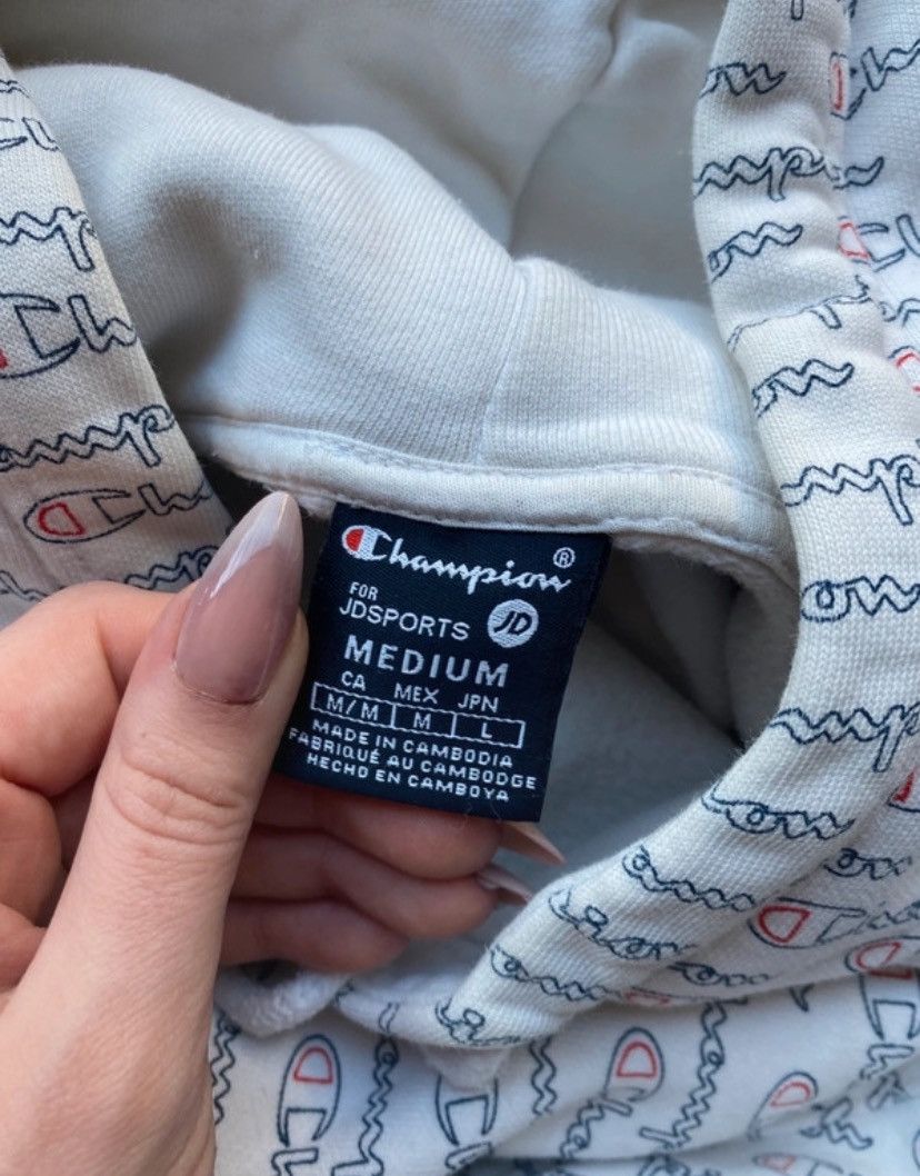 Champion Champion All-Over Logo Hoodie – JD Sports Exclusive Size US M / EU 48-50 / 2 - 5 Thumbnail
