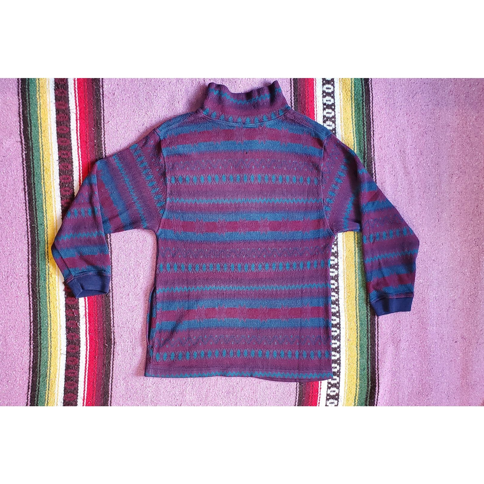 Vintage Vintage Santana Quarter Zip Pullover Sweater M Size US M / EU 48-50 / 2 - 2 Thumbnail