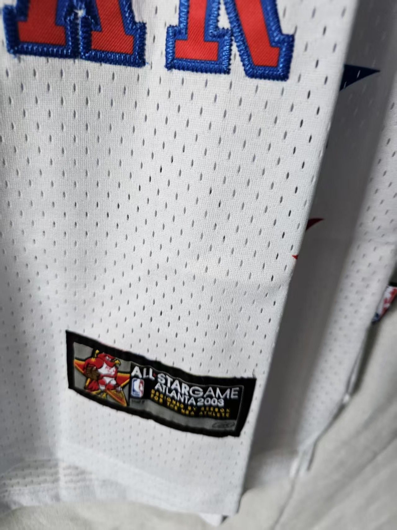 NBA All Star Michael #23 Jordan Jersey White Size US XL / EU 56 / 4 - 4 Thumbnail