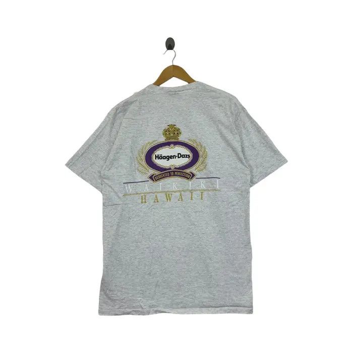 Vintage Vintage 90’ HAAGEN DAZS HAWAII Waikiki Ice Creams Tee Shirt Size US L / EU 52-54 / 3 - 4 Thumbnail