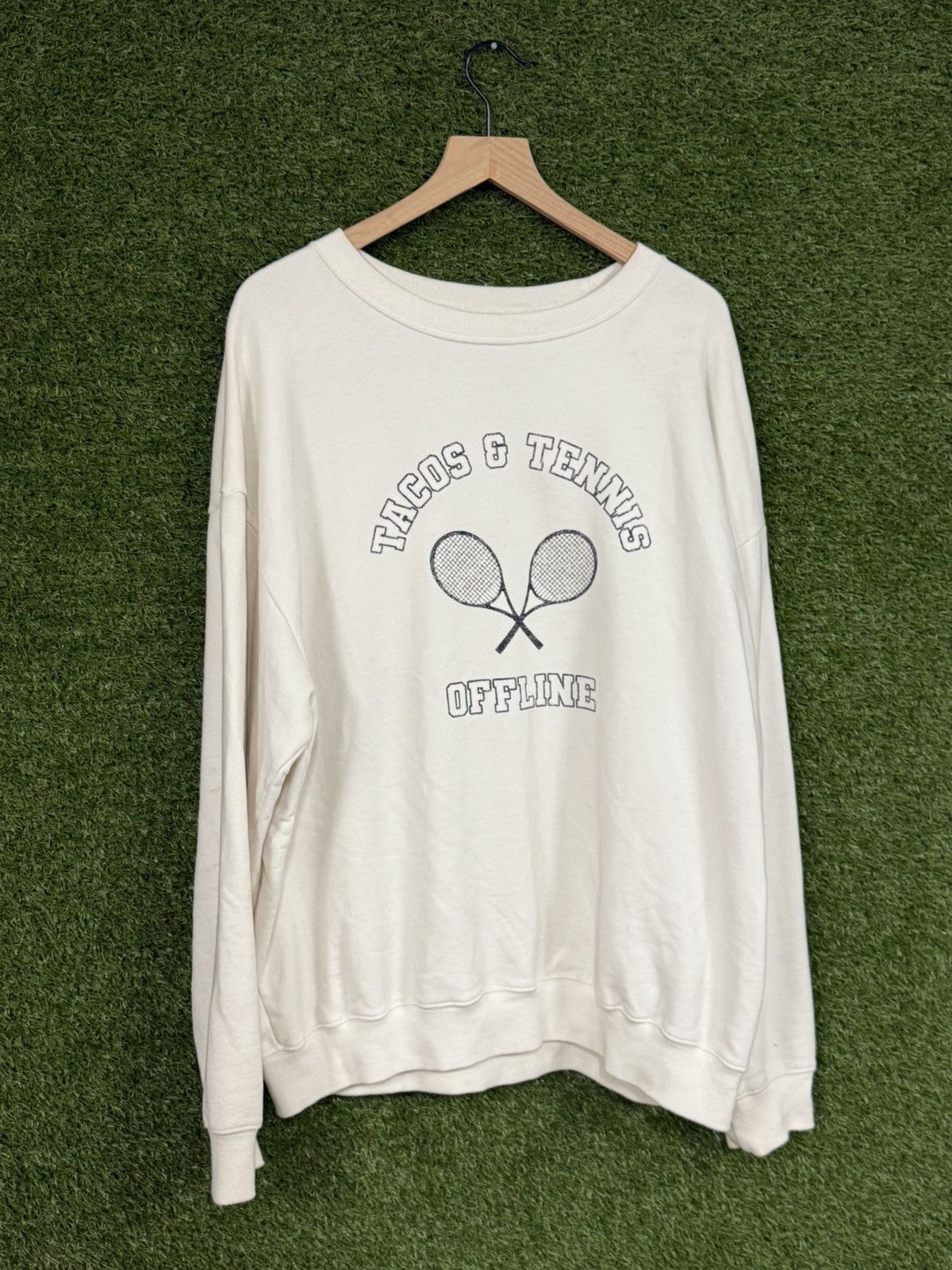 Other Offline by Aerie Tacos Tennis Oversized Sweatshirt Large Size L / US 10 / IT 46 - 1 Thumbnail
