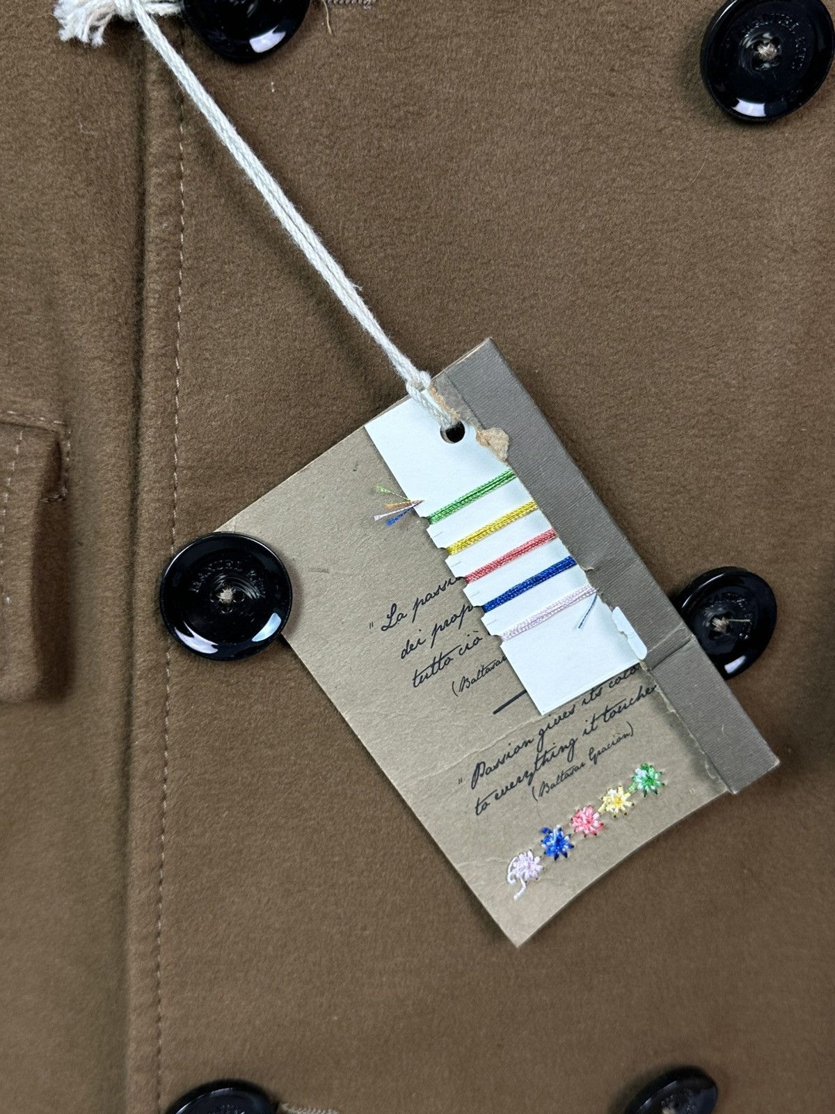 Other NWT Manuel Ritz Double Breasted Cotton Mustard Men’s Coat Size US M / EU 48-50 / 2 - 7 Thumbnail