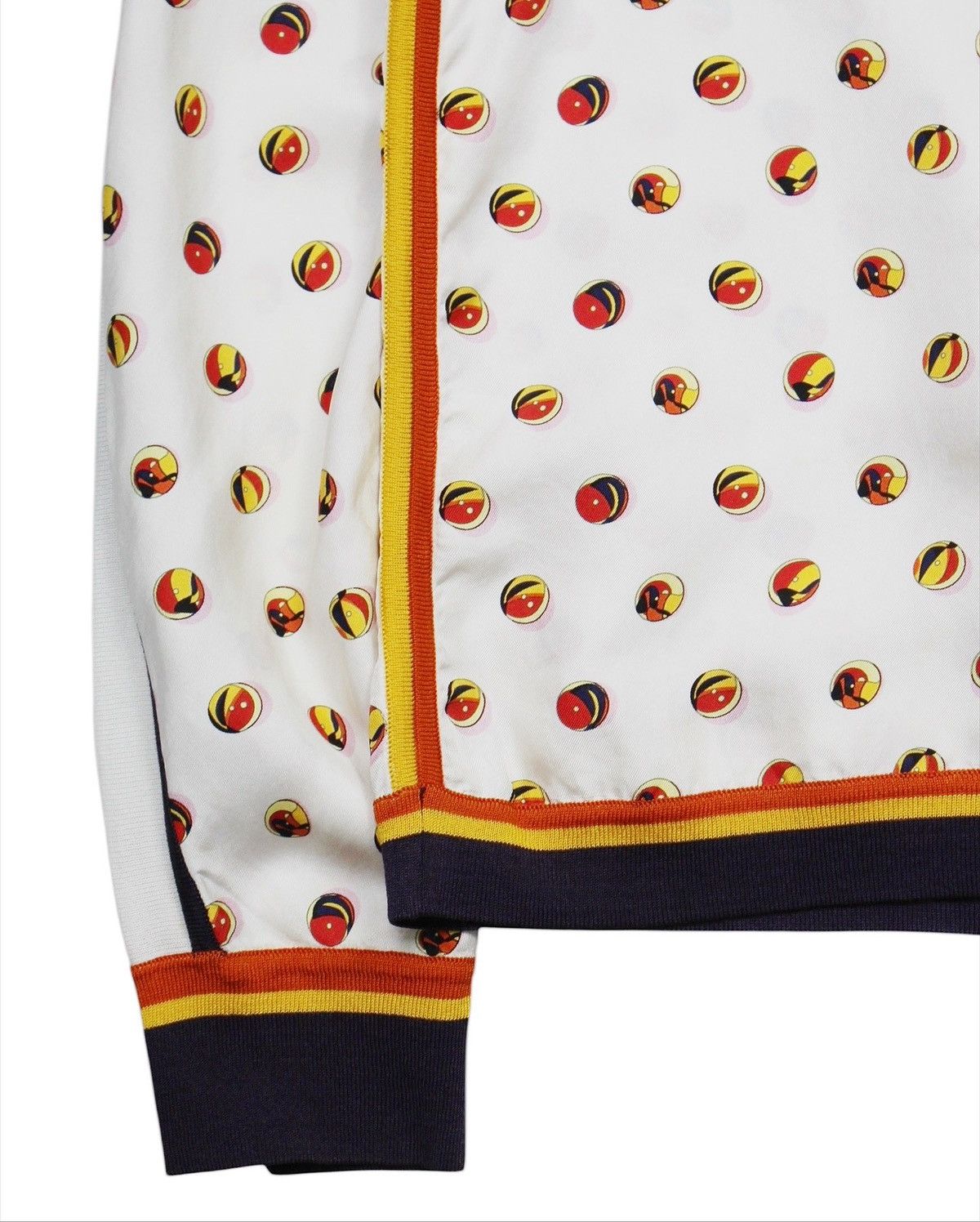 Hermes 1990S HERMÈS PARIS PRINTED SILK BOMBER JACKET Size XS / US 0-2 / IT 36-38 - 9 Thumbnail