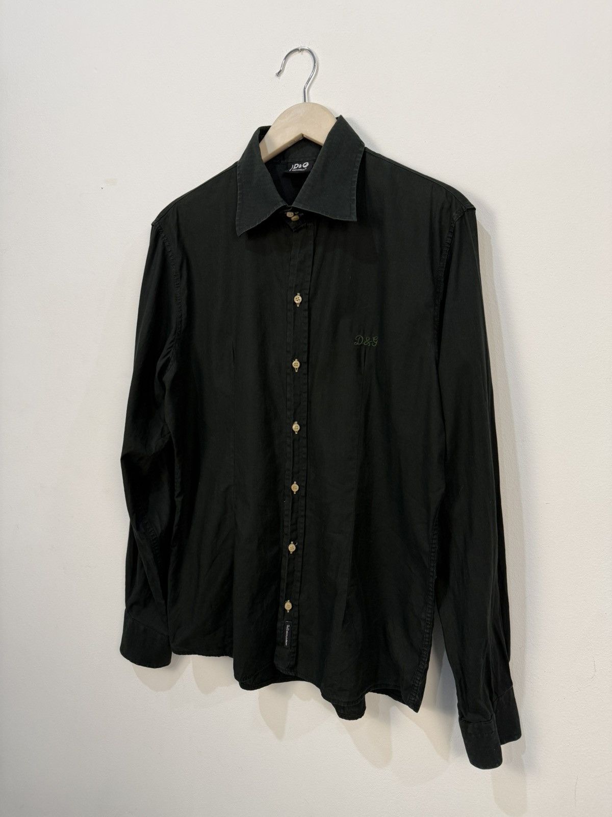 Dolce & Gabbana Vintage D&G Dolce & Gabbana Black Shirt Y2K Archival Size US XL / EU 56 / 4 - 2 Thumbnail