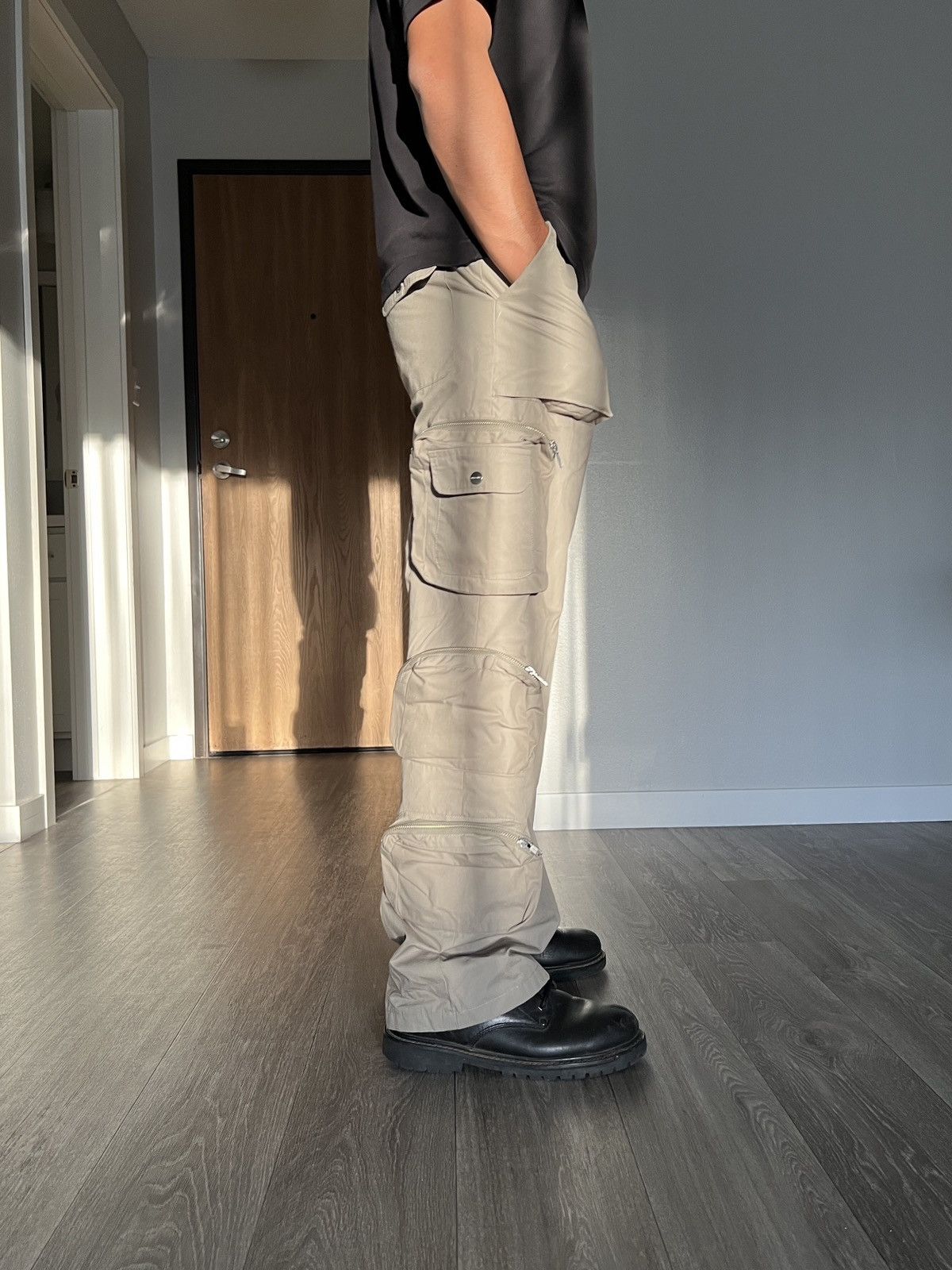 Japanese Brand × Vintage FRAGILE® 12P SAGE Cargo Pants Size US 30 / EU 46 - 1 Thumbnail