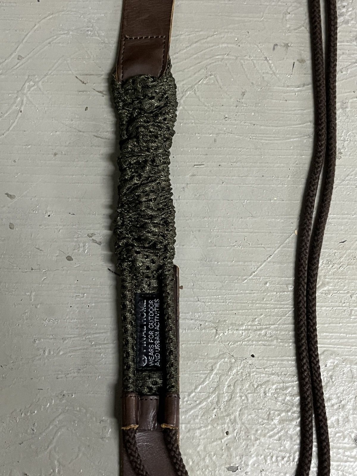 Final Home Final Home Issey Miyake Leather/Mesh Utility Tactical Belt Size ONE SIZE - 12 Thumbnail