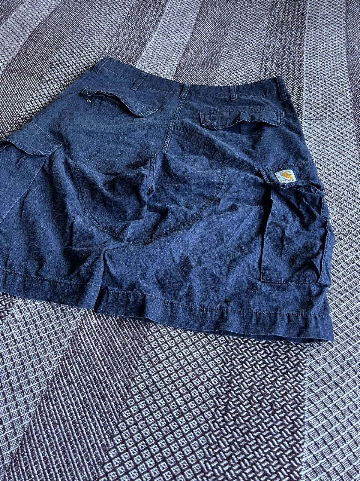 Carhartt Vintage Carhartt Cargo Shorts Streetwear Style Baggy Size 33 Size US 33 - 3 Thumbnail