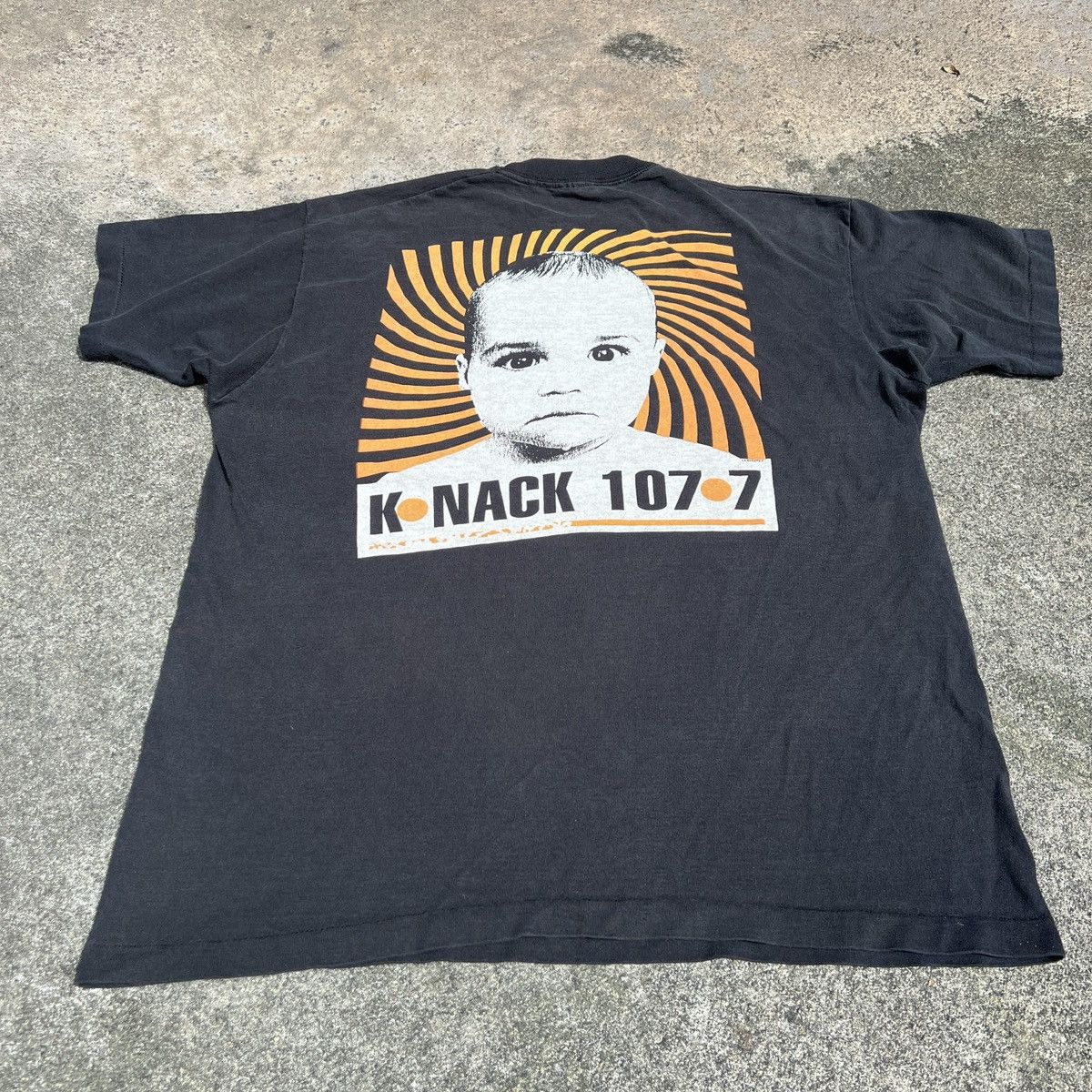 Band Tees Vintage 90s Psychobaby KNACK alternative rock radio Faded XL Size US XL / EU 56 / 4 - 2 Thumbnail