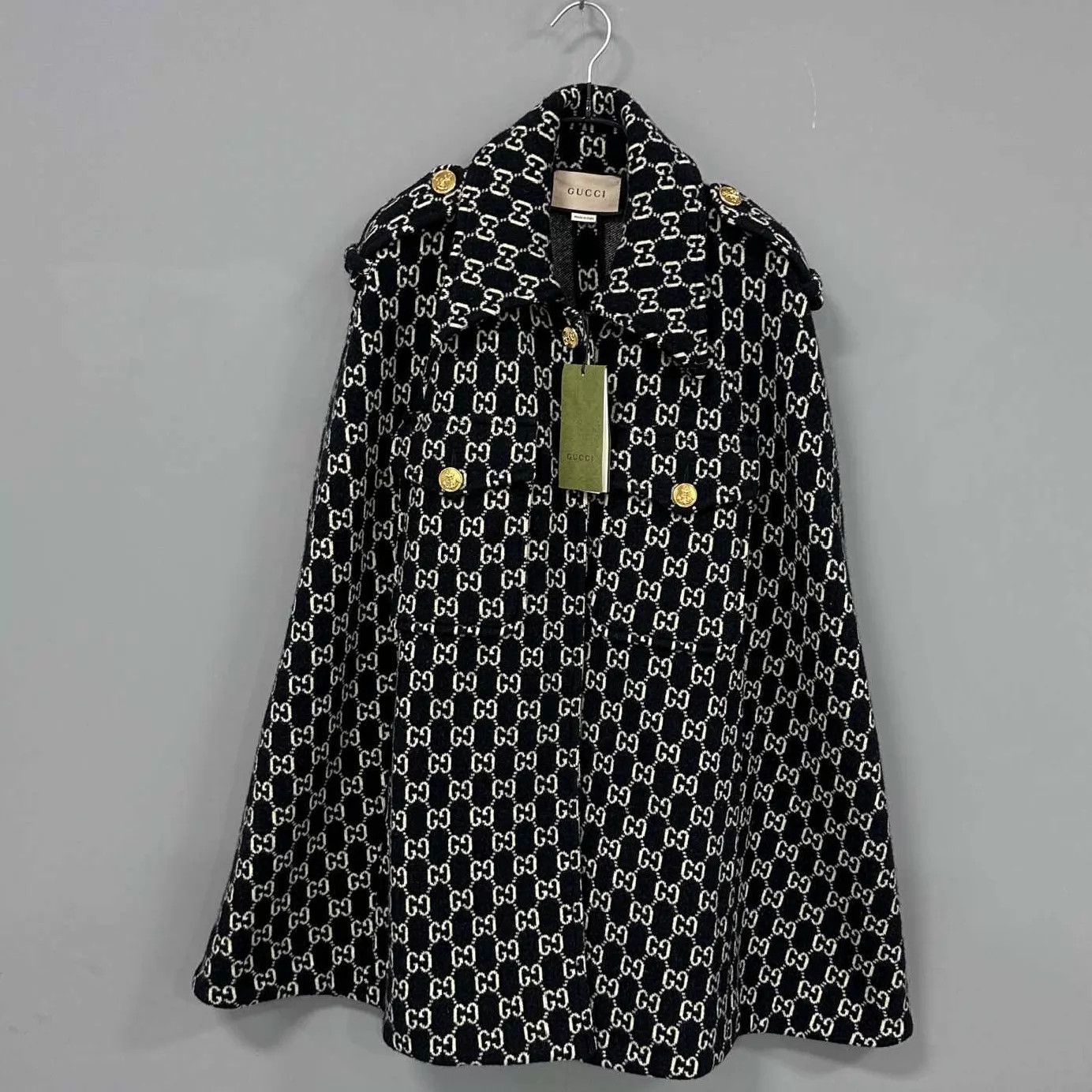 Gucci GUCCI GG All-over Print Cape Shawl New XL Size XL / US 12-14 / IT 48-50 - 2 Thumbnail