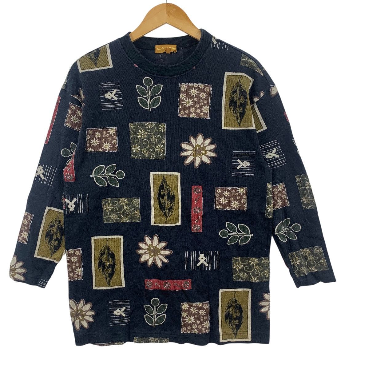 Lancel Vintage LANCEL PARIS FLORAL Leaves Art AOP Tee Shirt Top Size M / US 6-8 / IT 42-44 - 4 Thumbnail