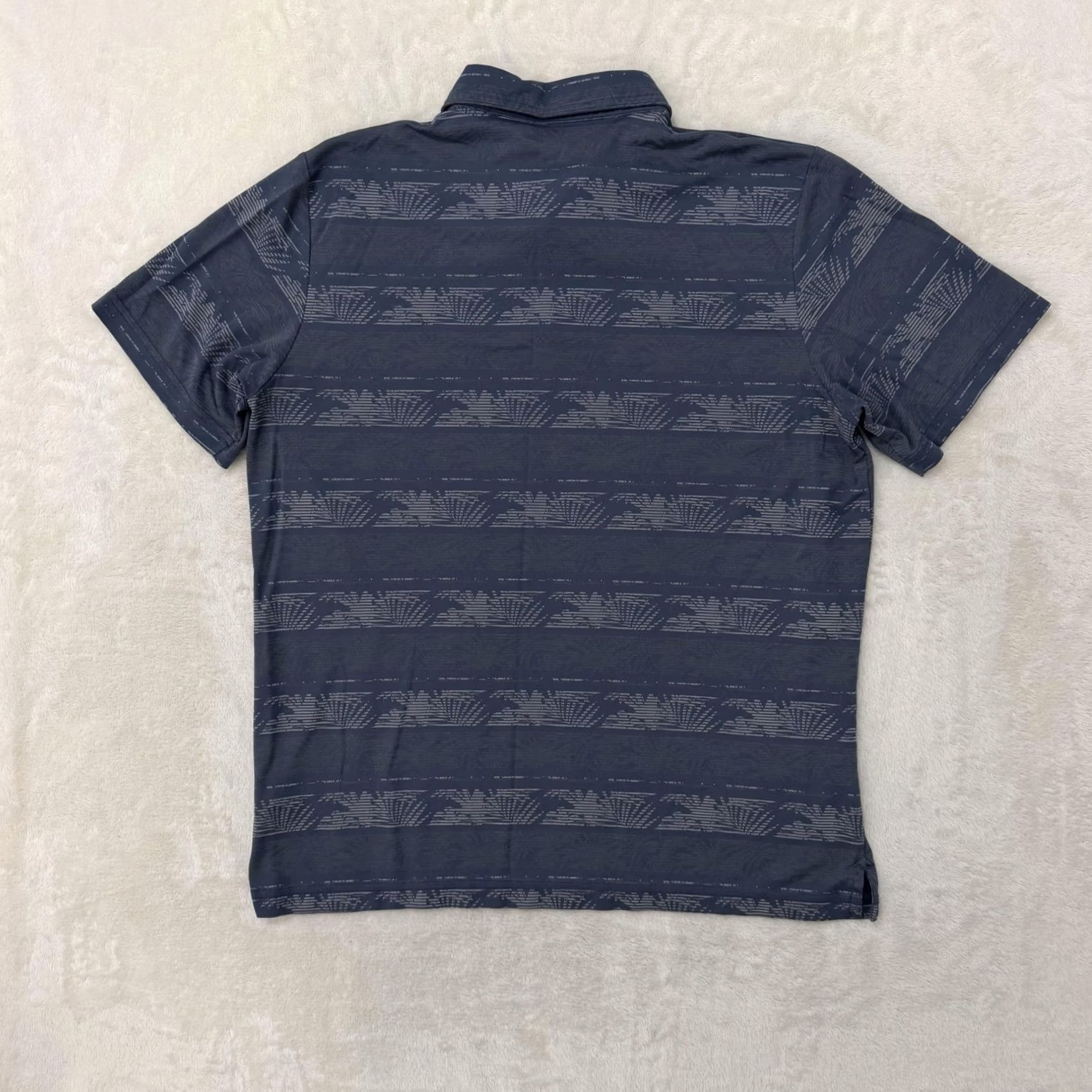 TravisMathew Travis Mathew Polo Shirt Mens XL Blue Stripe Pima Cotton Golf Performance Shirt Size US XL / EU 56 / 4 - 7 Thumbnail