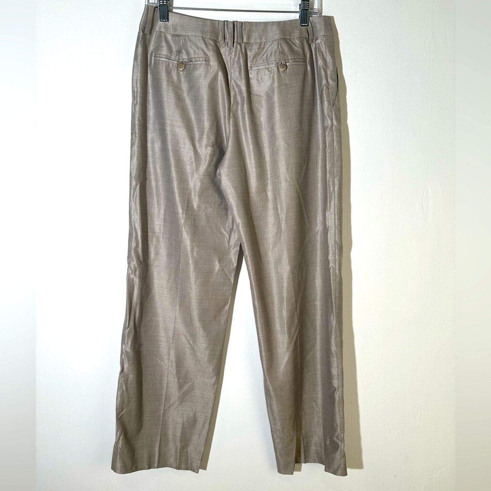 Giorgio Armani Giorgio Armani Silk / Wool Trousers Size 27" / US 4 / IT 40 - 3 Thumbnail
