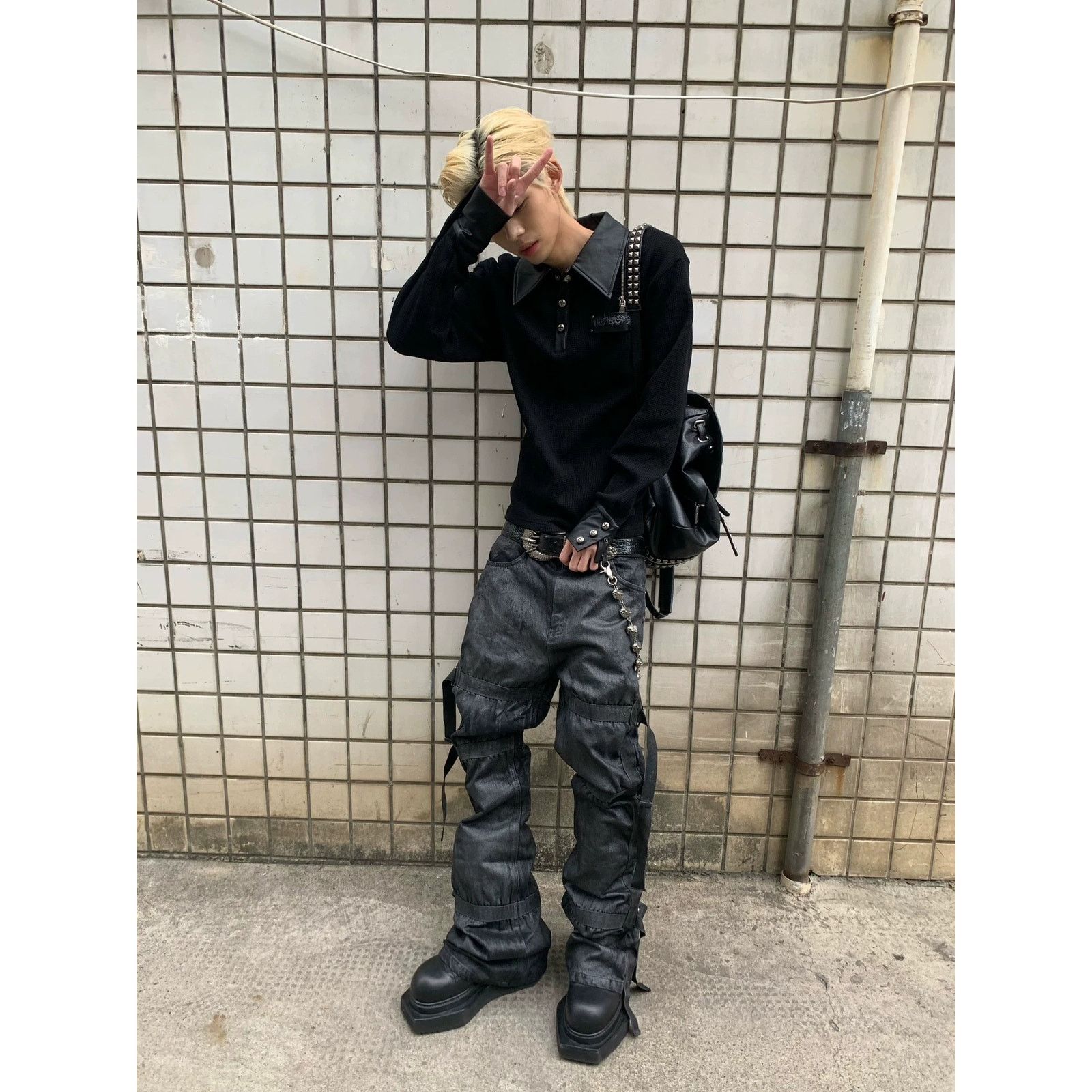 パンツ Cyvist WEBBED DENIM BLACK 28 Designer × Japanese Brand 👖🦇CYVIST 