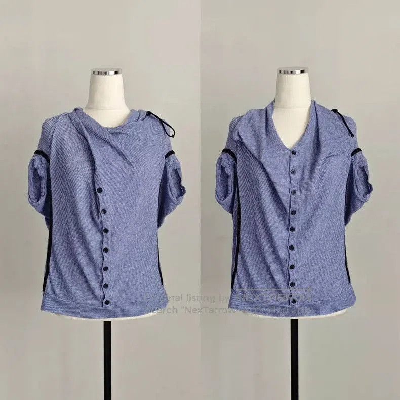 Yohji Yamamoto Yohji Yamamoto Y's Deformable Short Sleeve Top Size US M / EU 48-50 / 2 - 2 Thumbnail