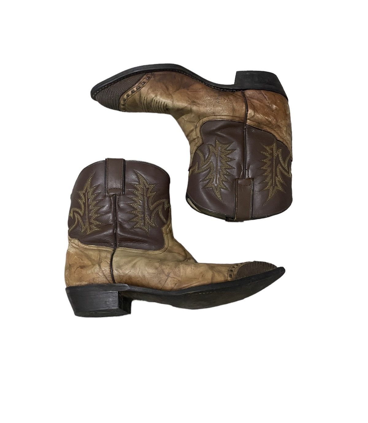 Tony Lama × Vintage 🇲🇽 Vtg 80’s Tony Lama Elephant Cowboy Western Boots Size US 12 / EU 45 - 1 Thumbnail
