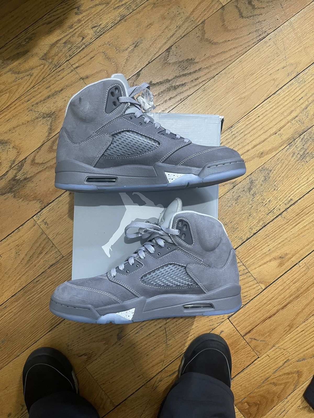 Jordan Brand Wolf grey 5s Size US 10 / EU 43 - 2 Thumbnail
